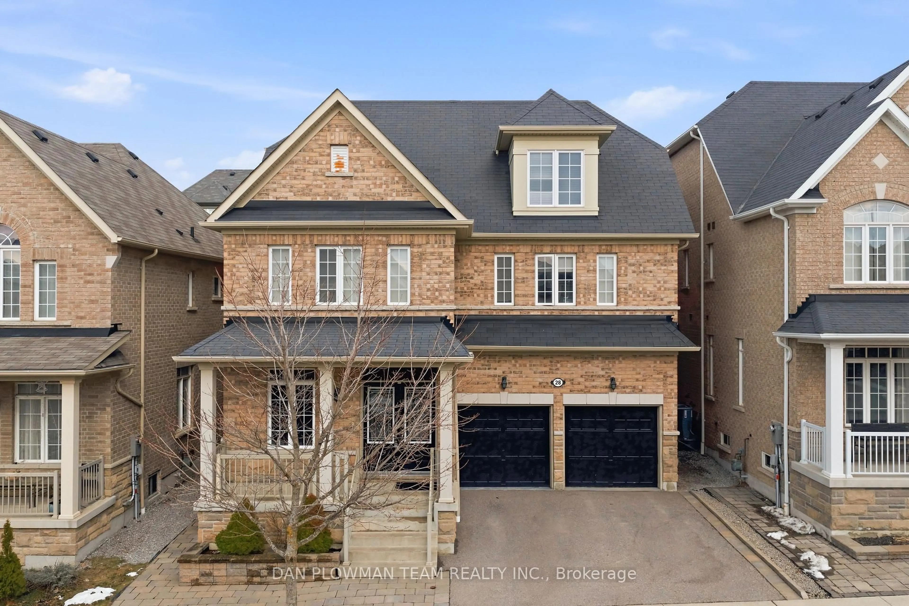 Home with brick exterior material, street for 28 Sheldon Dr, Ajax Ontario L1T 0L9
