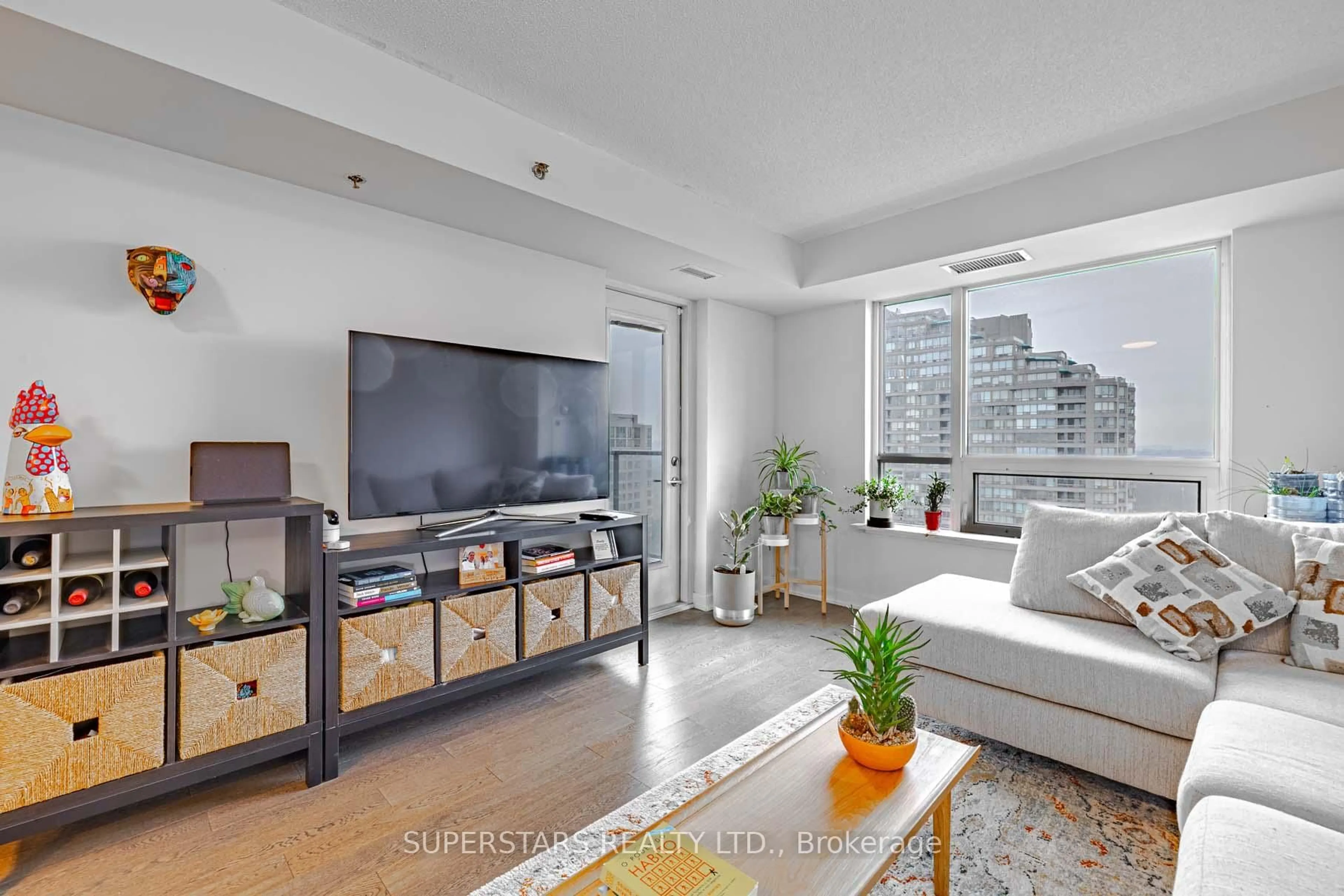 Living room with furniture, unknown for 185 Bonis Ave #1511, Toronto Ontario M1T 0A4