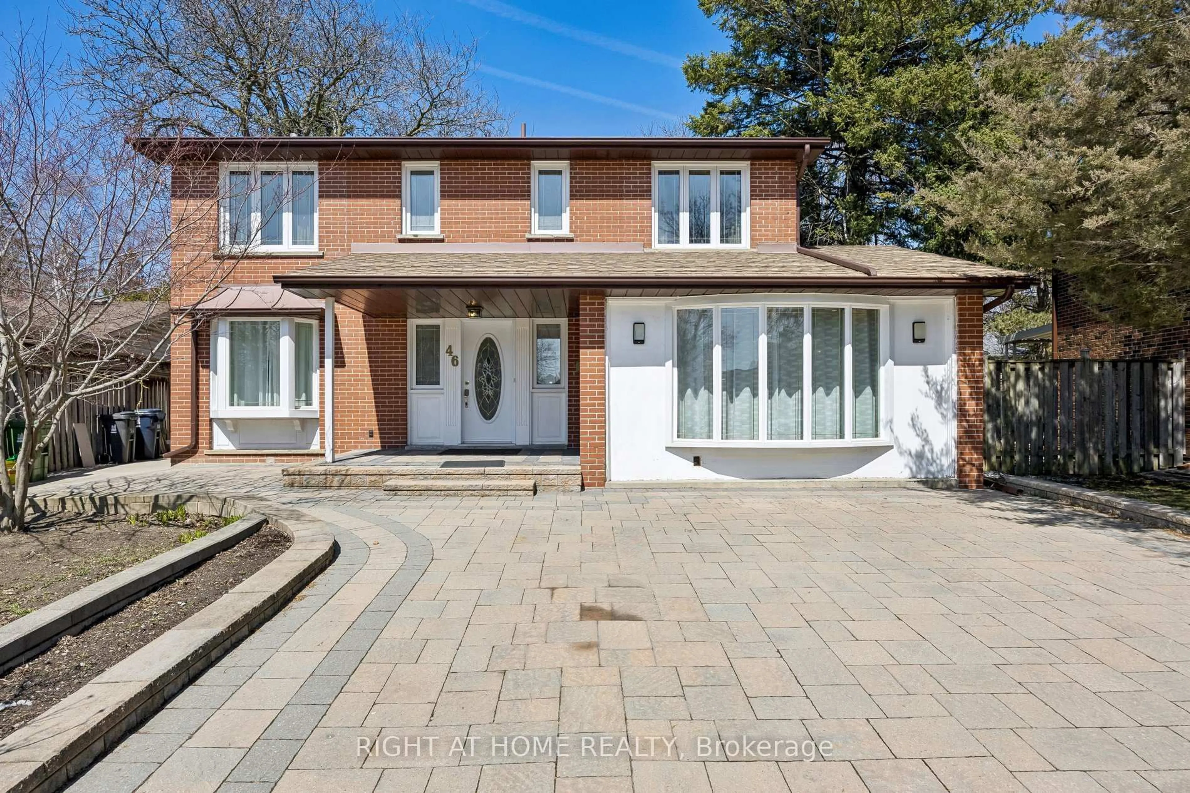 Home with brick exterior material, street for 46 Tidefall Dr, Toronto Ontario M1W 1J2