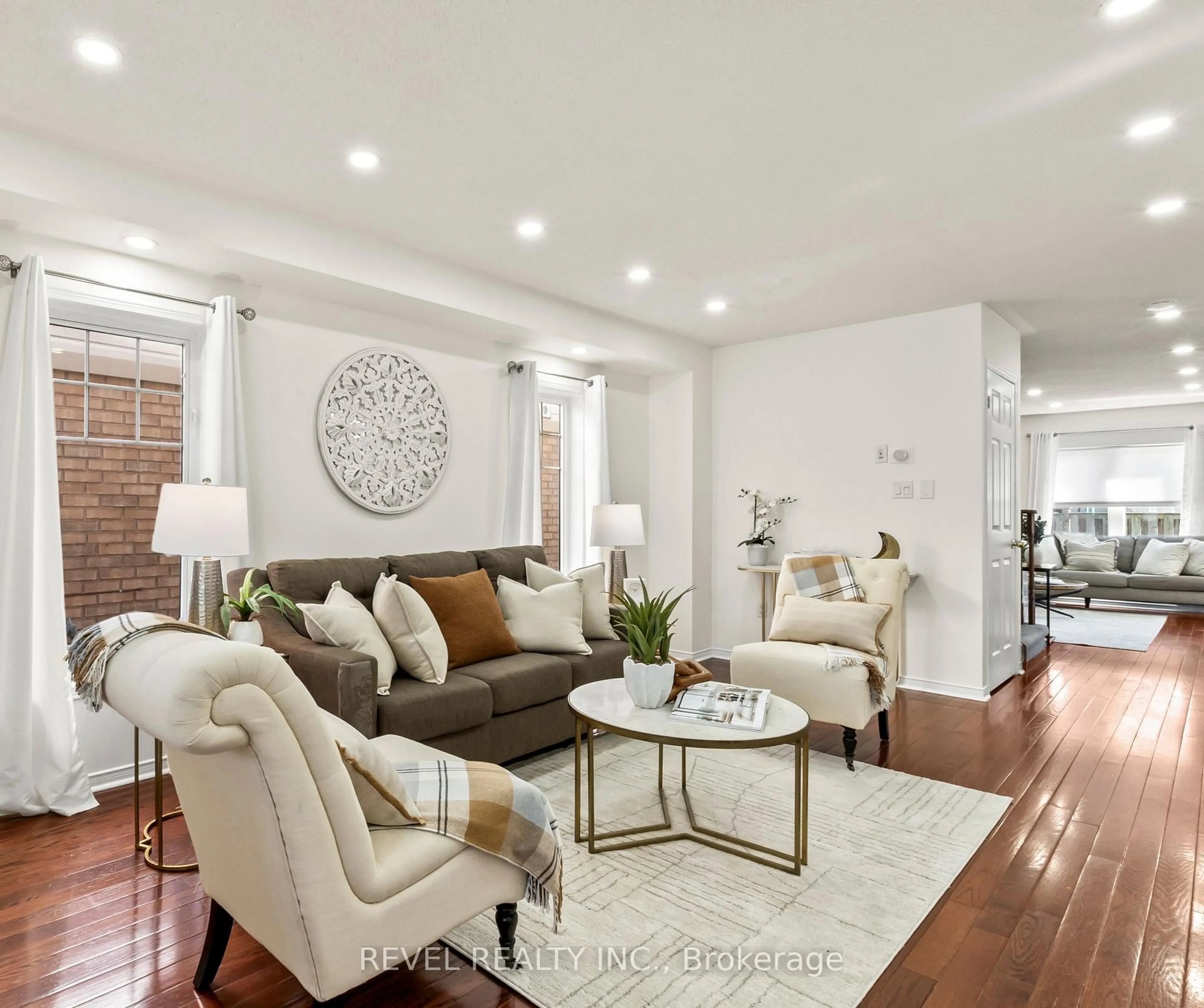 Living room with furniture, unknown for 15 Donlevy Cres, Whitby Ontario L1R 0B9