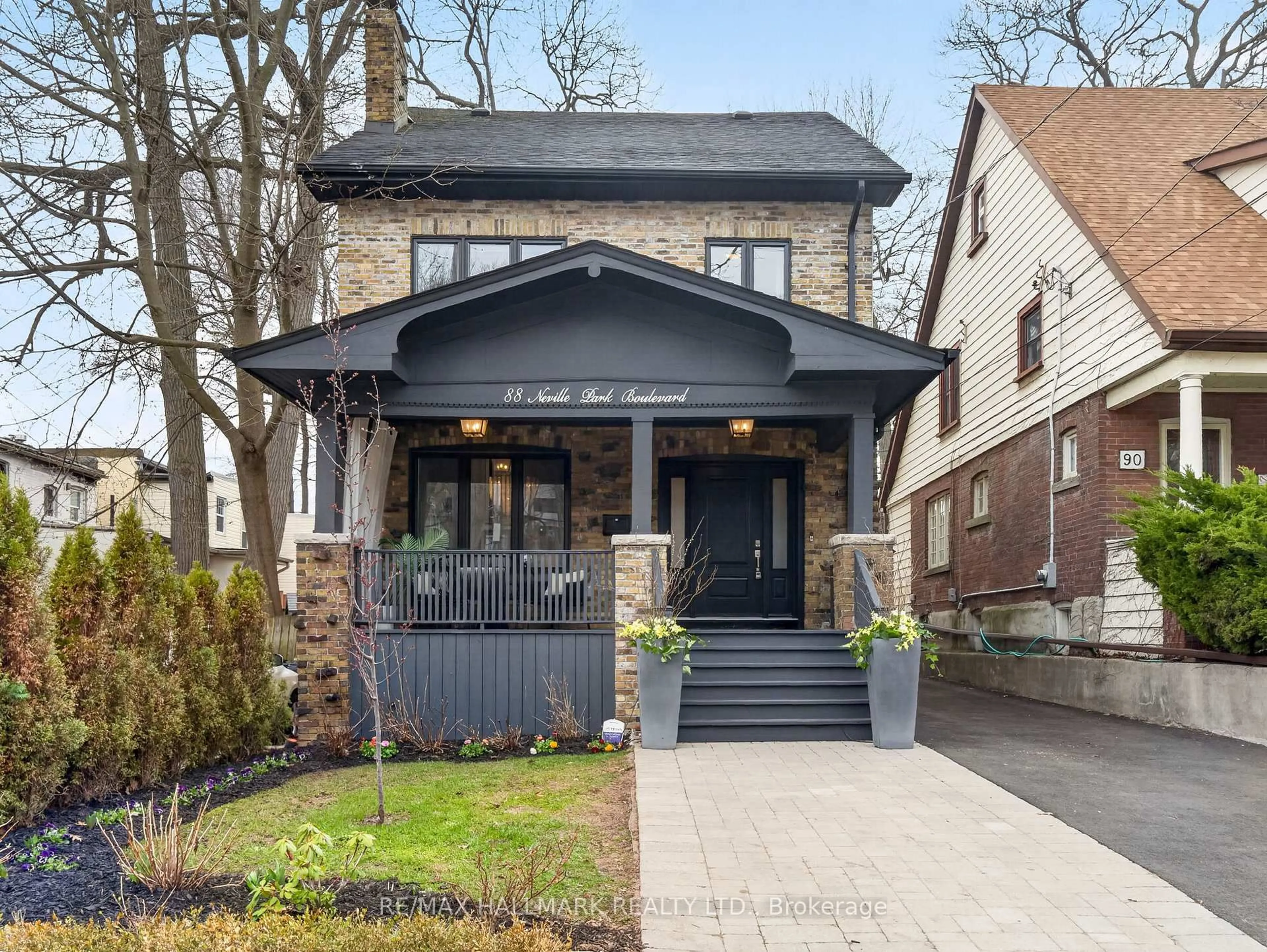 Home with brick exterior material, street for 88 Neville Park Blvd, Toronto Ontario M4E 3P8