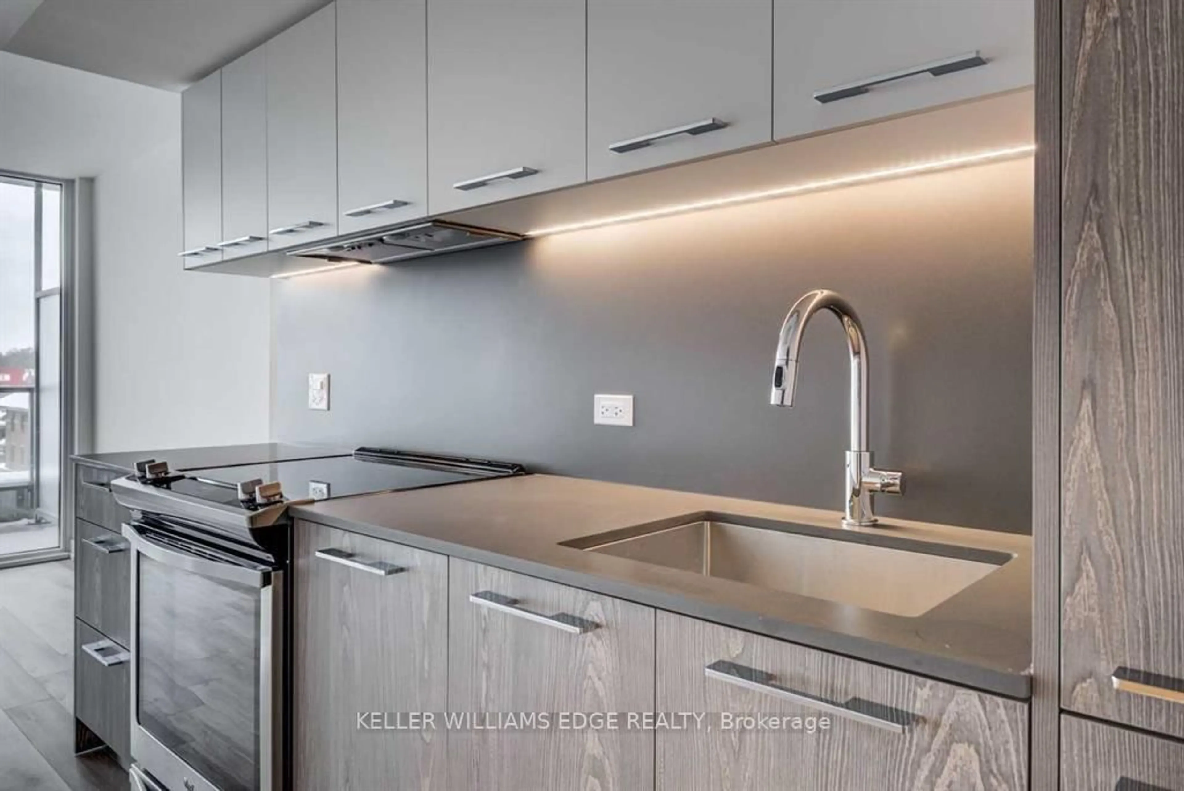 Standard kitchen, unknown for 30 Baseball Pl #422, Toronto Ontario M4M 0E8