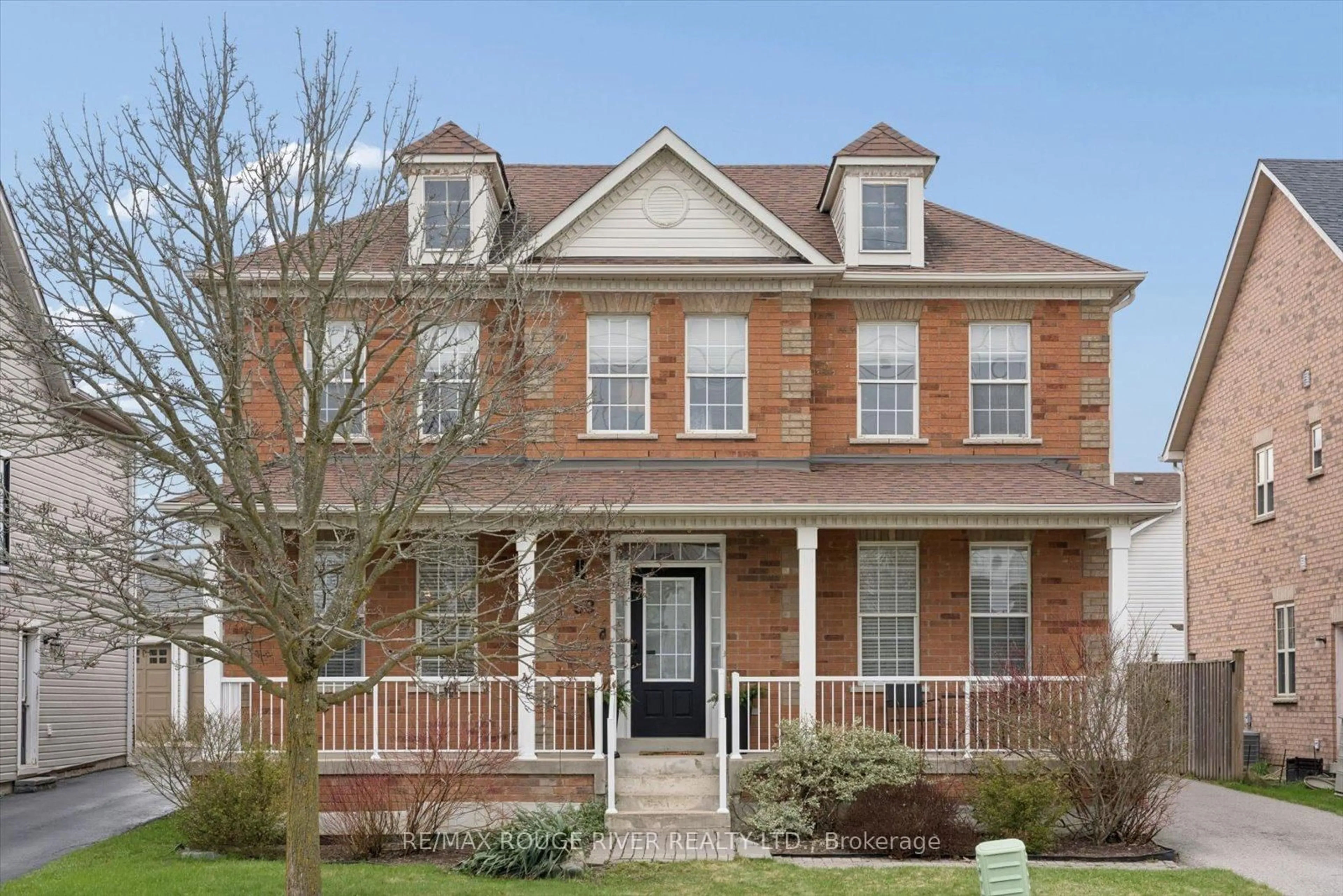 Home with brick exterior material, street for 58 Knox Cres, Whitby Ontario L1M 1C9