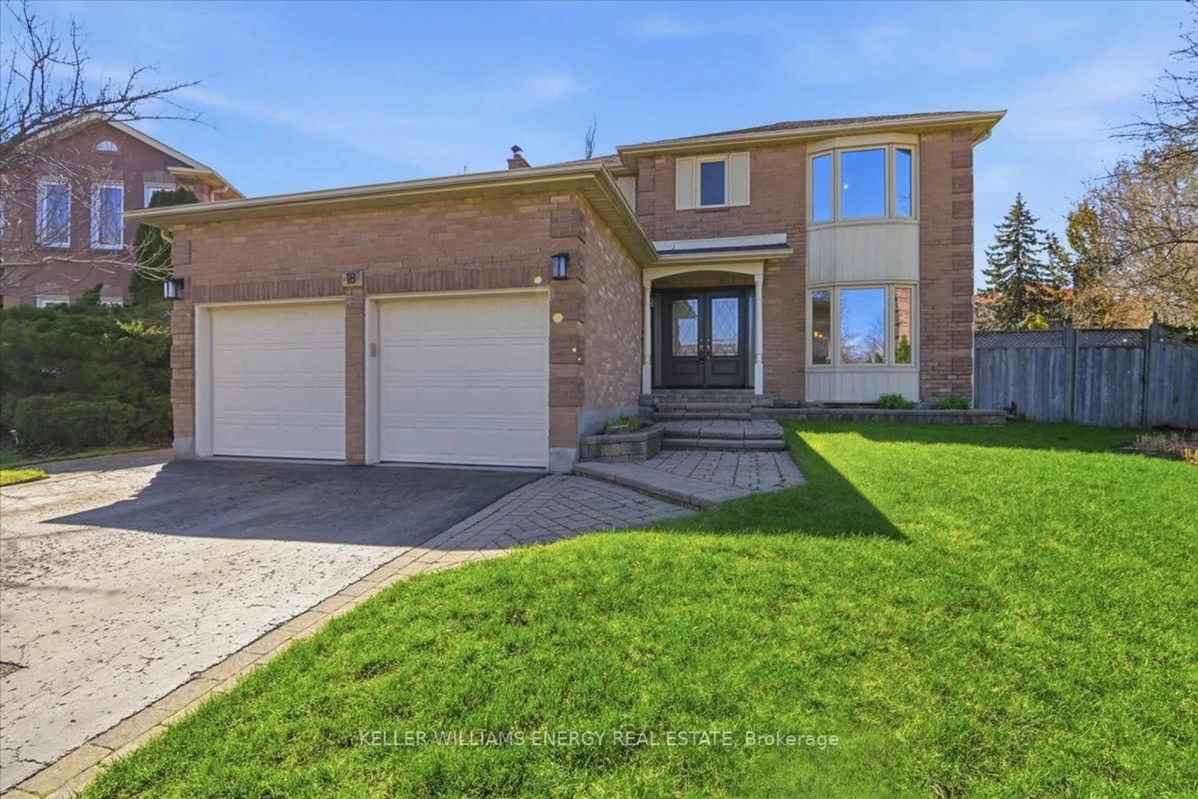 Home with brick exterior material, street for 18 Genner Dr, Ajax Ontario L1T 3J4