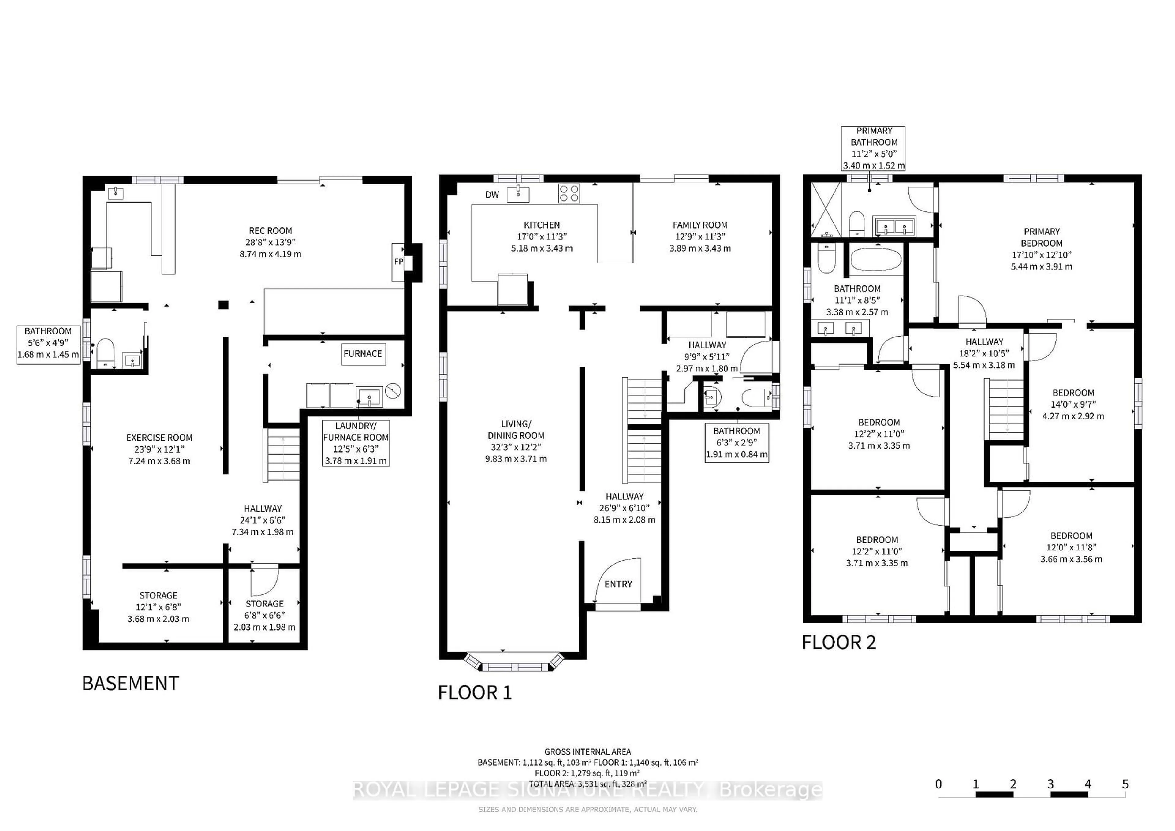 Floor plan for 116 Oakmeadow Blvd, Toronto Ontario M1E 4G7