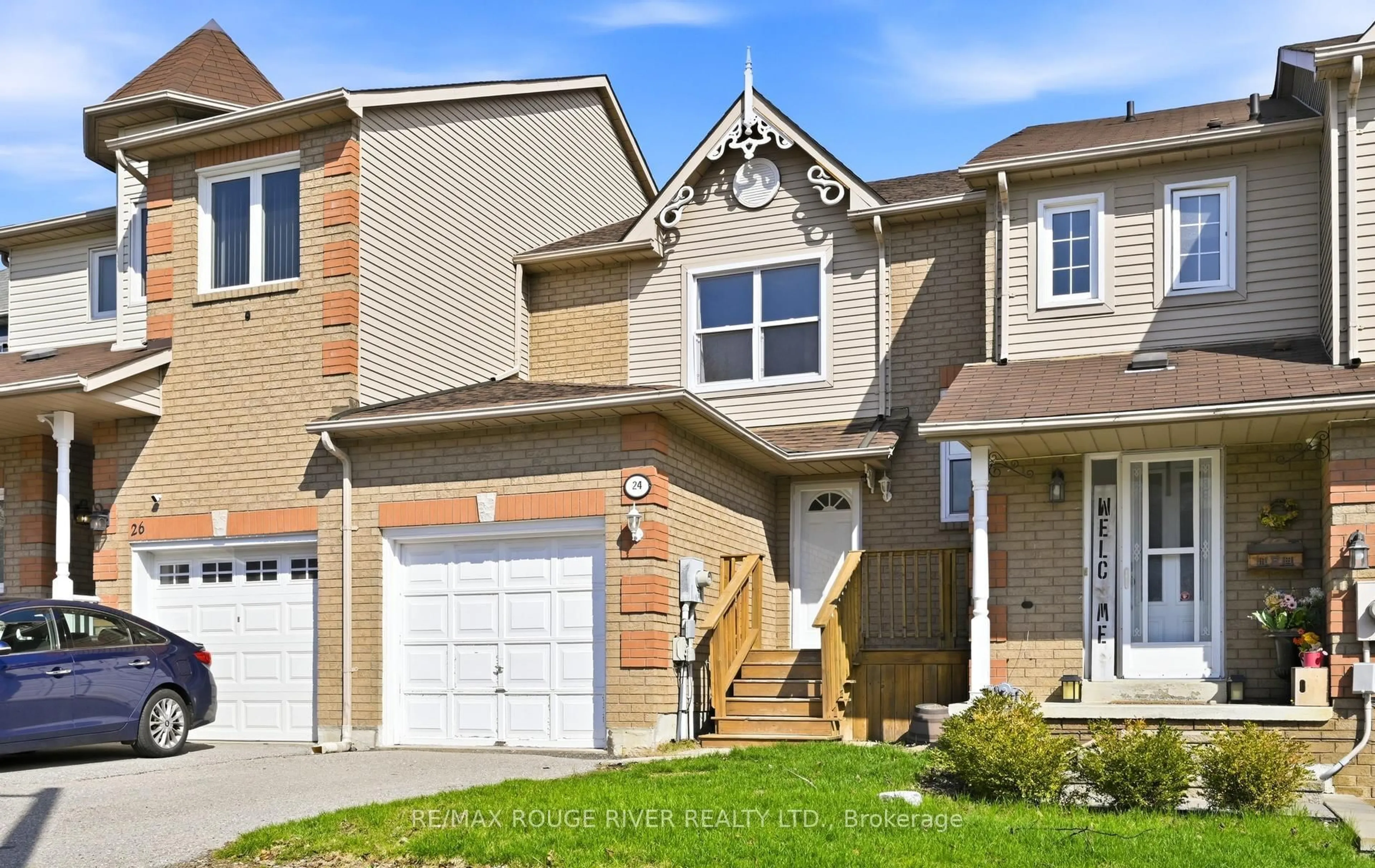 Home with brick exterior material, street for 24 Trewin Lane, Clarington Ontario L1C 4W9