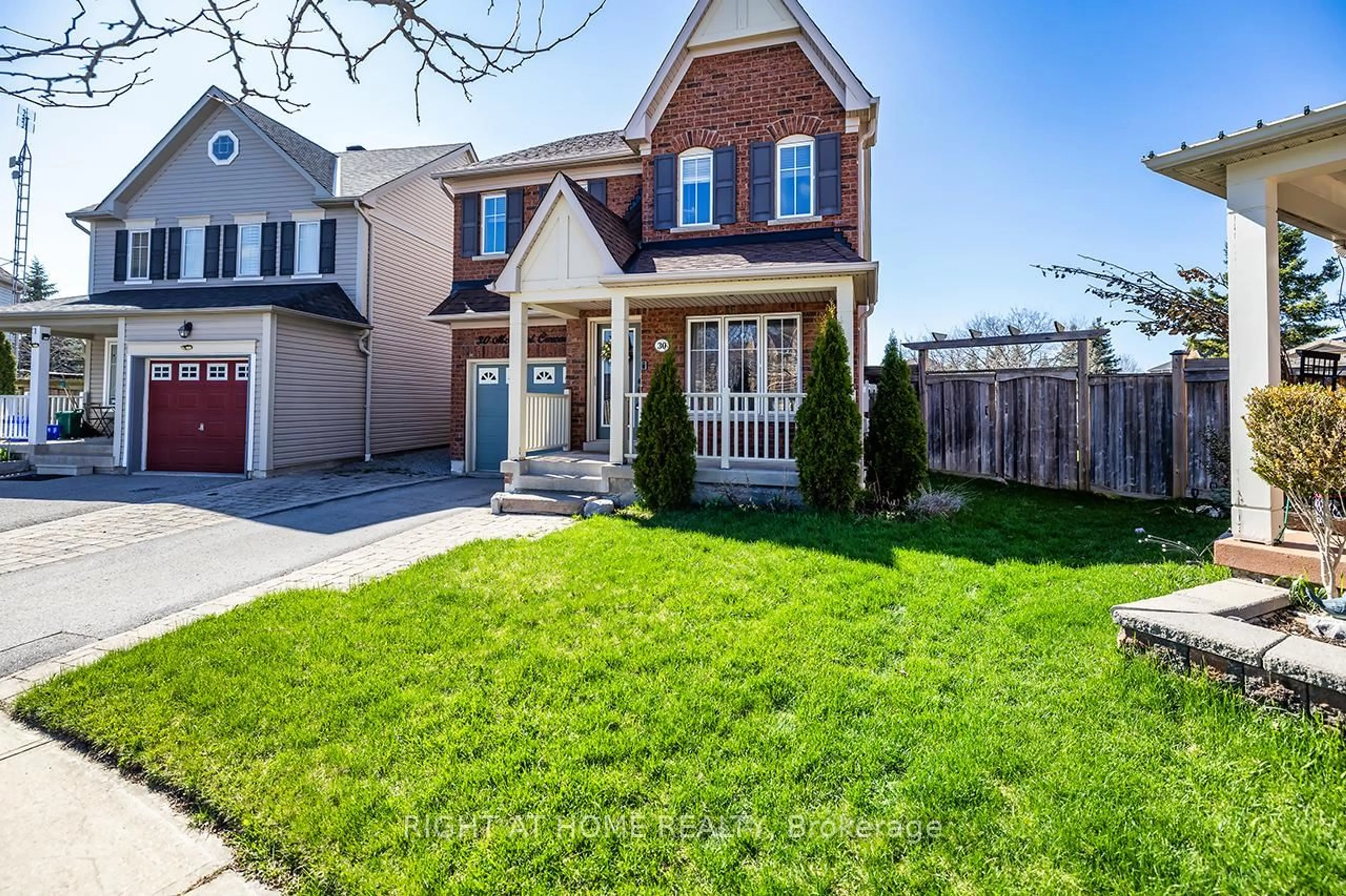 Home with brick exterior material, street for 30 Mcnicol Cres, Ajax Ontario L1Z 1Y8