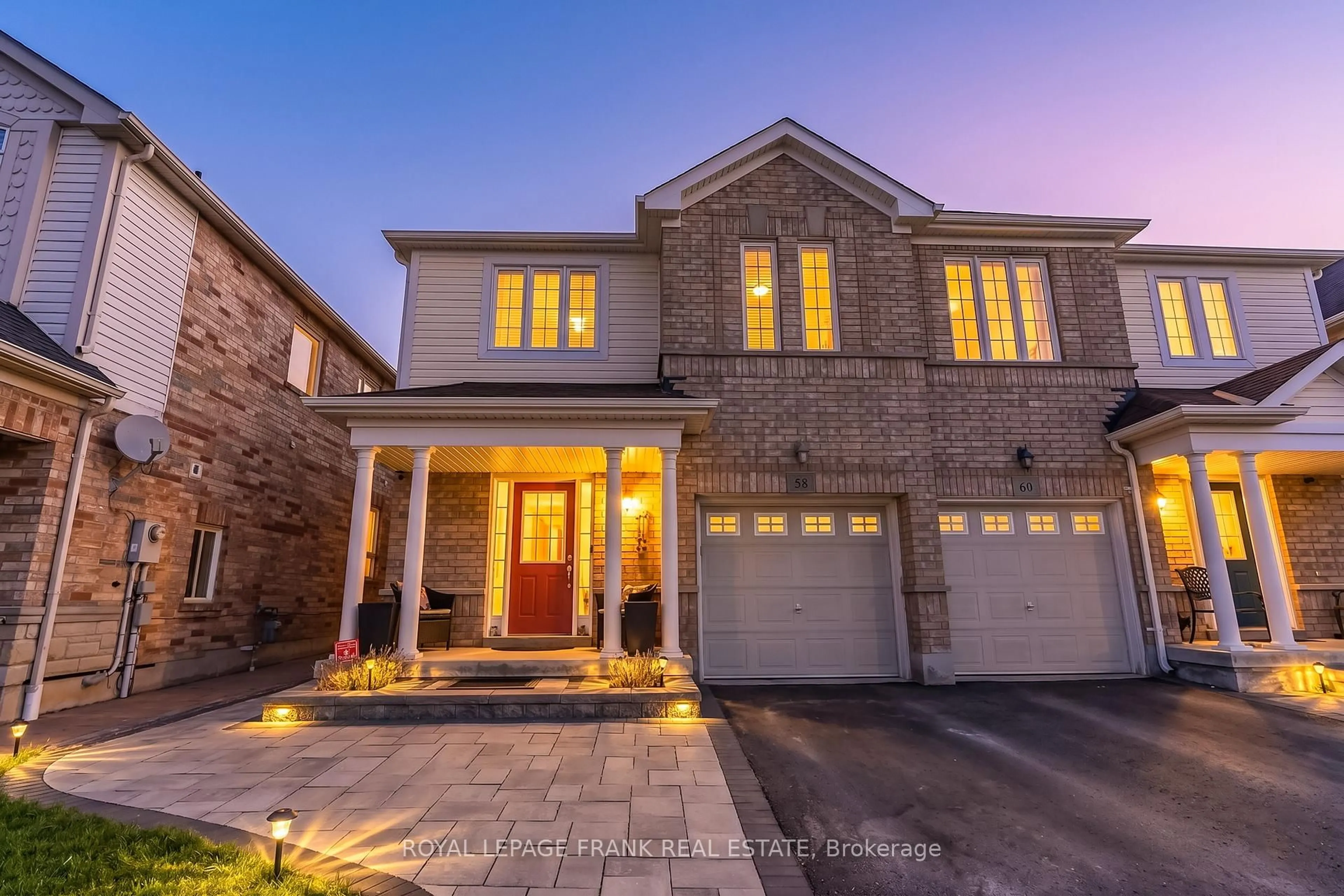 Home with brick exterior material, street for 58 Decourcy-Ireland Circ, Ajax Ontario L1T 0K6