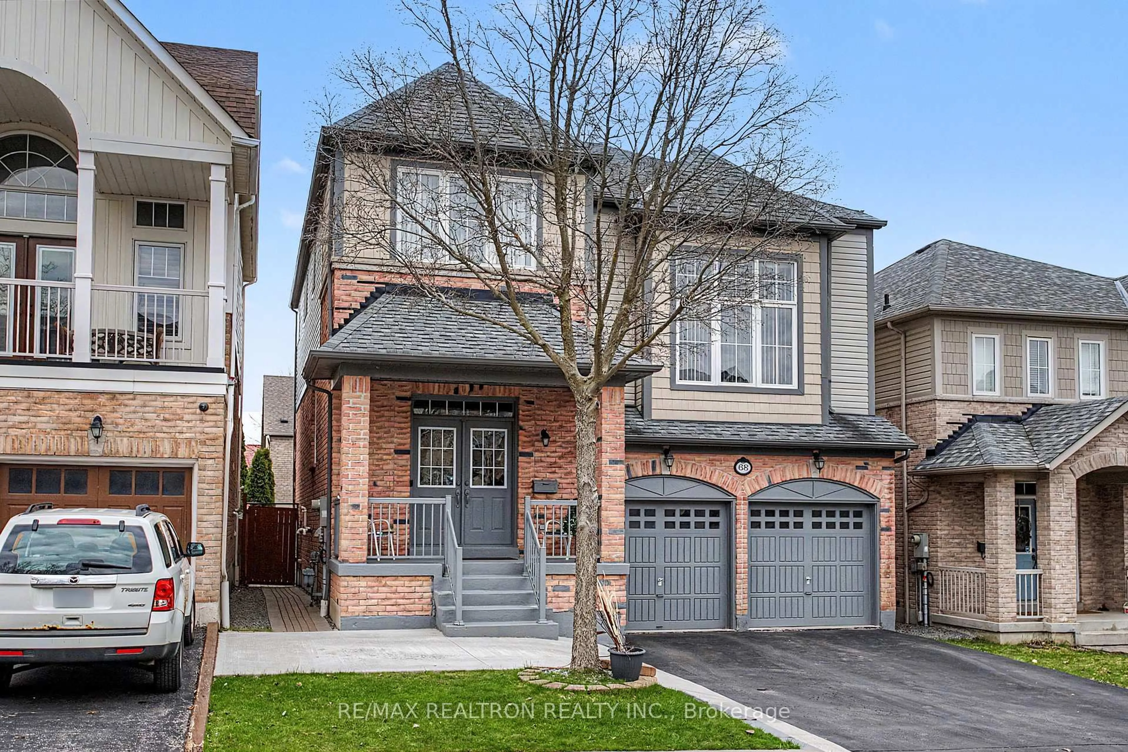 Home with brick exterior material, street for 68 Loughlin Hill Cres, Ajax Ontario L1Z 1P9