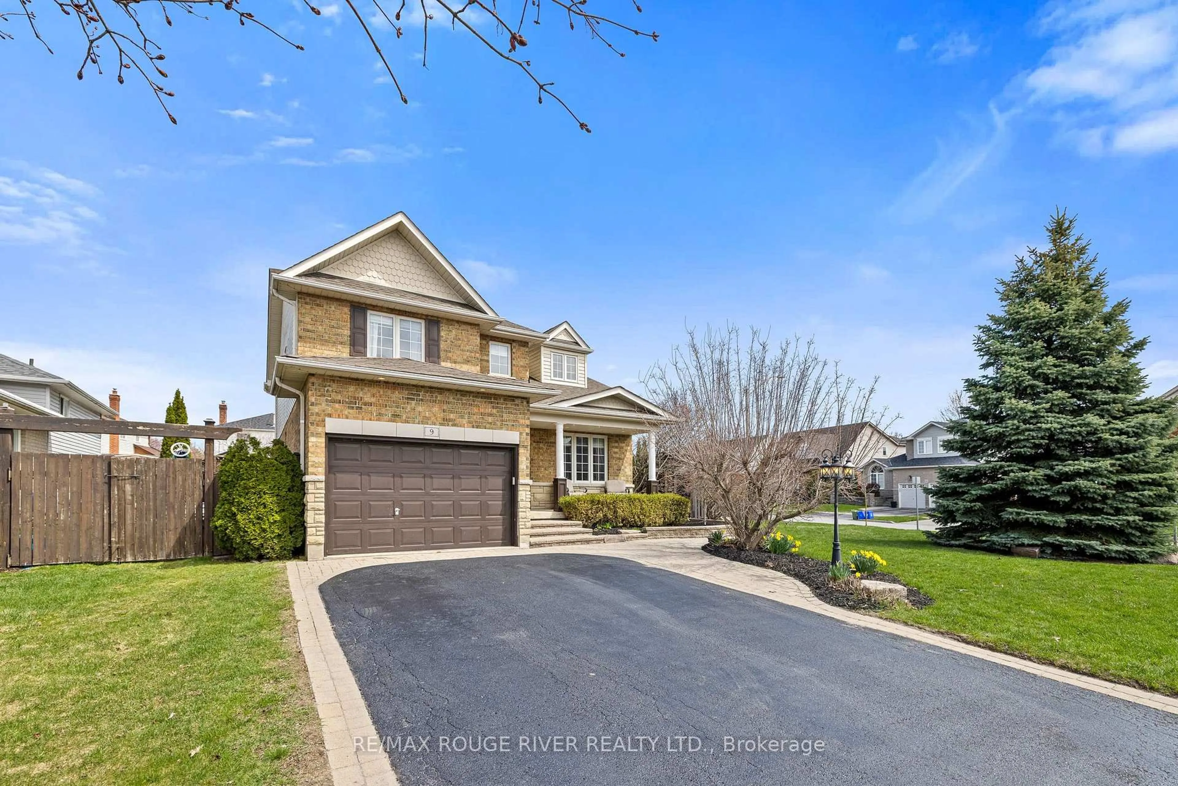 Home with brick exterior material, street for 9 Clayton Cres, Clarington Ontario L1C 4P2