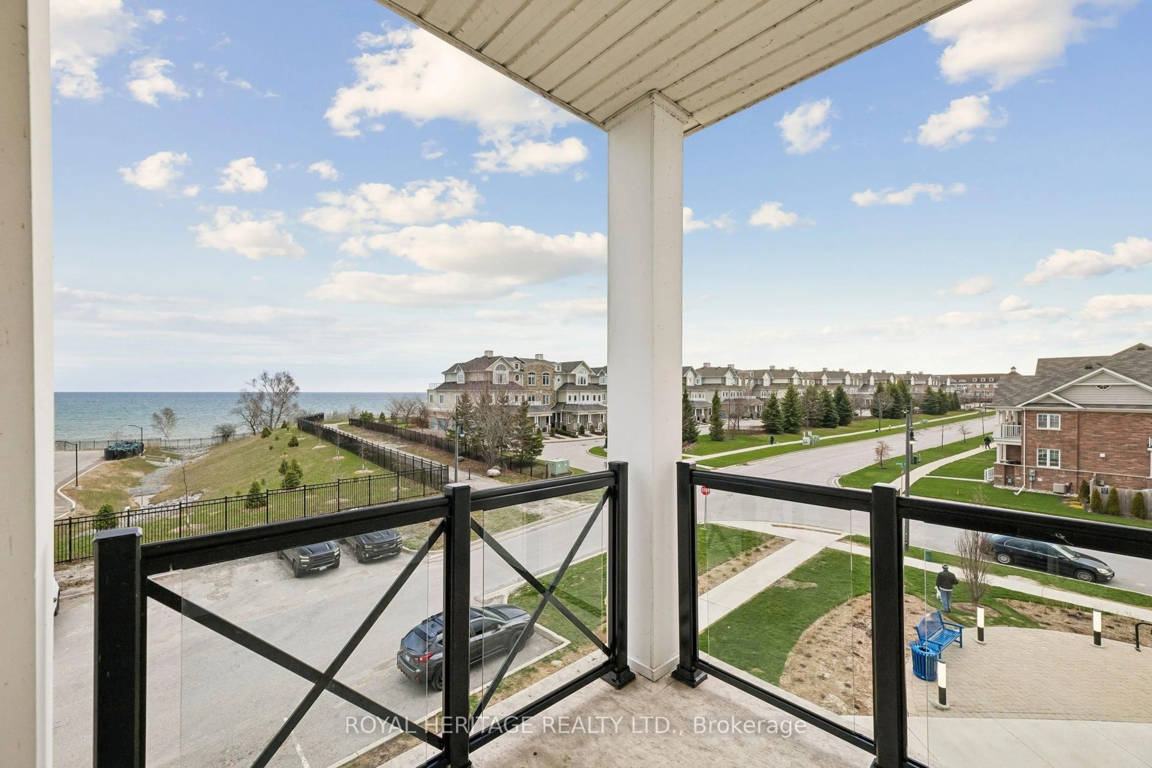 Balcony in the apartment, water/lake/river/ocean view for 50 Lakebreeze Dr #309, Clarington Ontario L1B 0V9