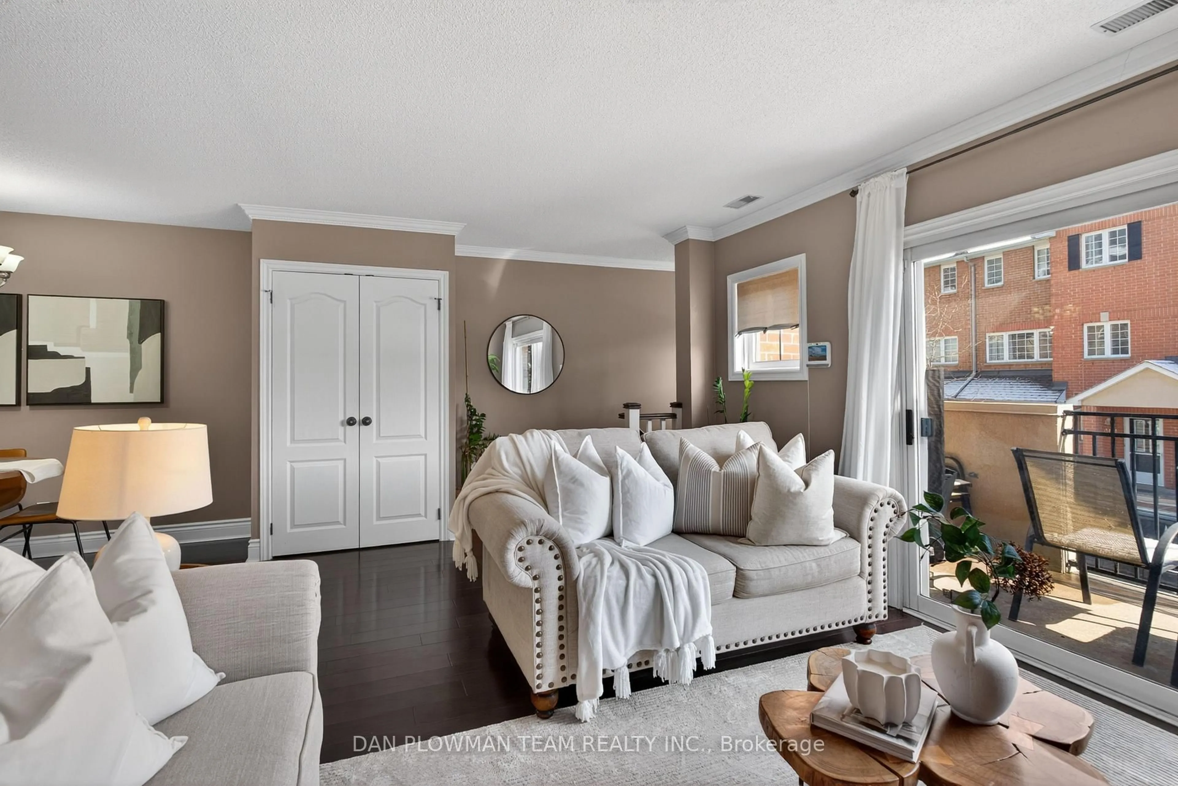 Living room with furniture, unknown for 1400 The Esplanade St #609, Pickering Ontario L1V 6V2