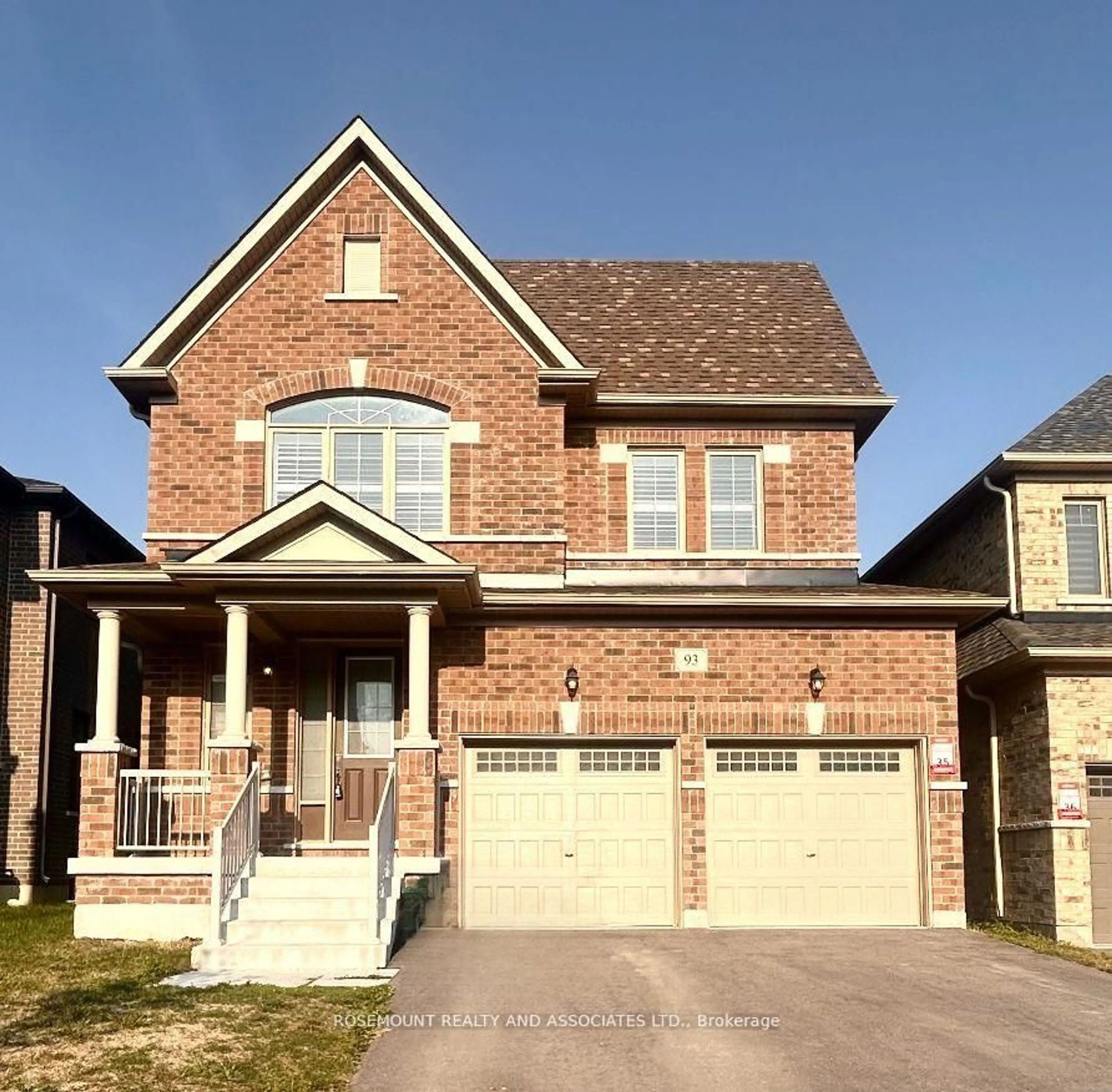 Home with brick exterior material, street for 93 Wamsley Cres, Clarington Ontario L1B 1G9