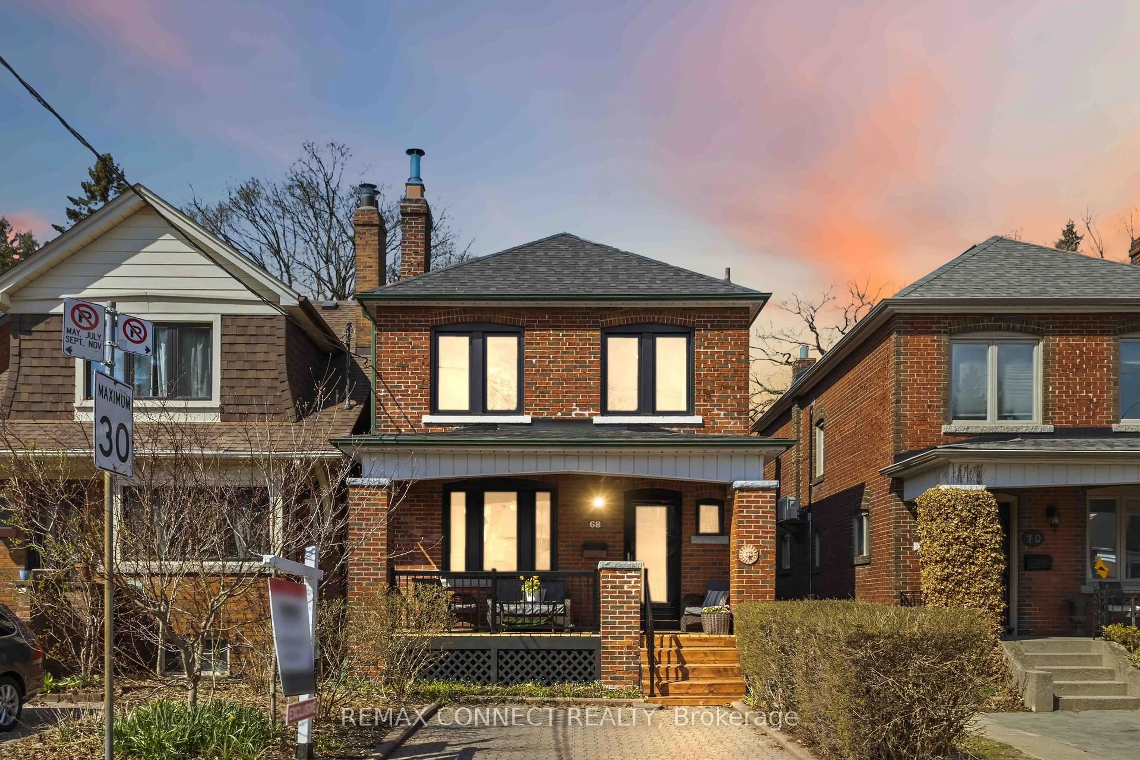 Home with brick exterior material, street for 68 Hopedale Ave, Toronto Ontario M4K 3M7