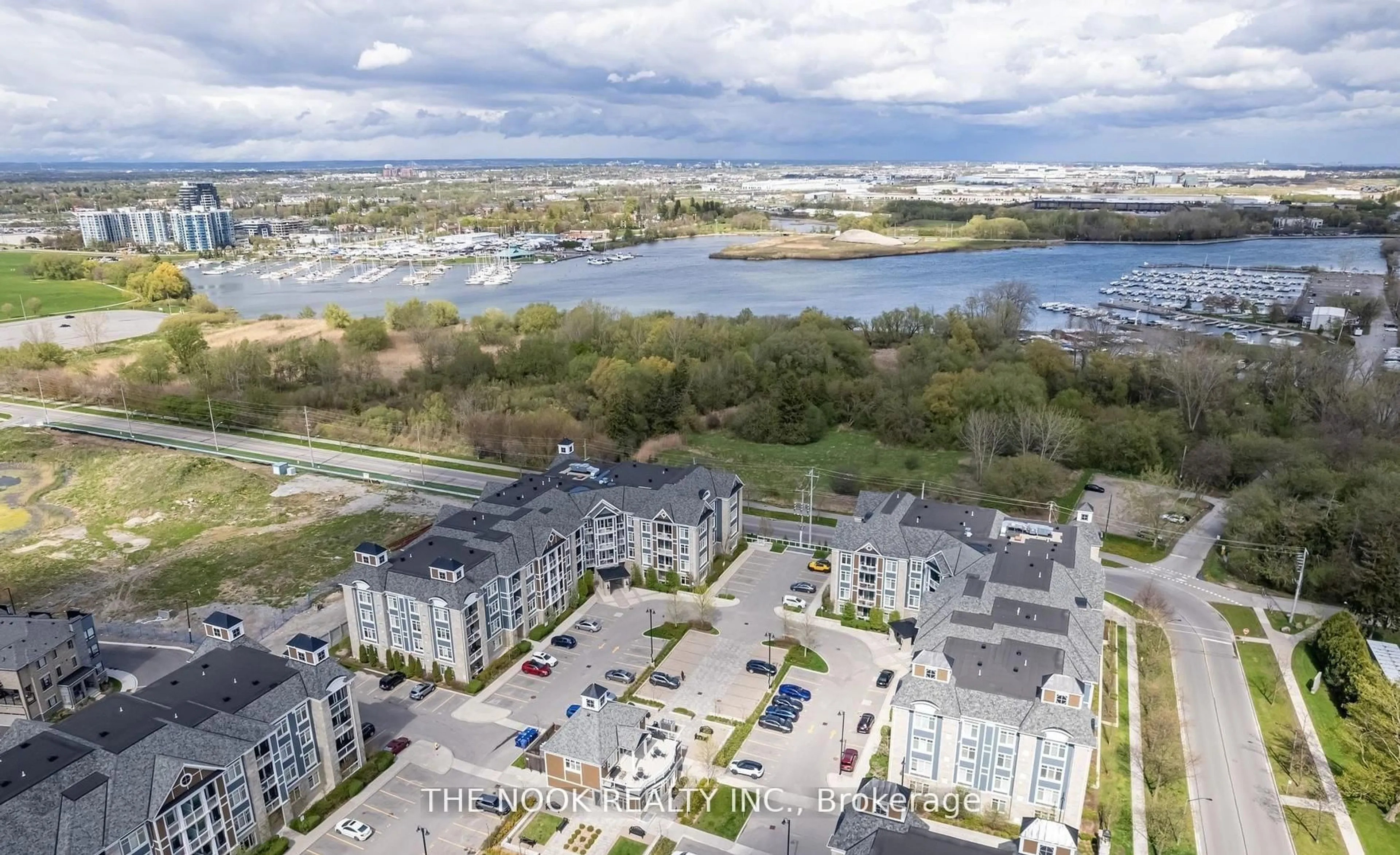 A pic from outside/outdoor area/front of a property/back of a property/a pic from drone, water/lake/river/ocean view for 670 Gordon St #213, Whitby Ontario L1N 0K9