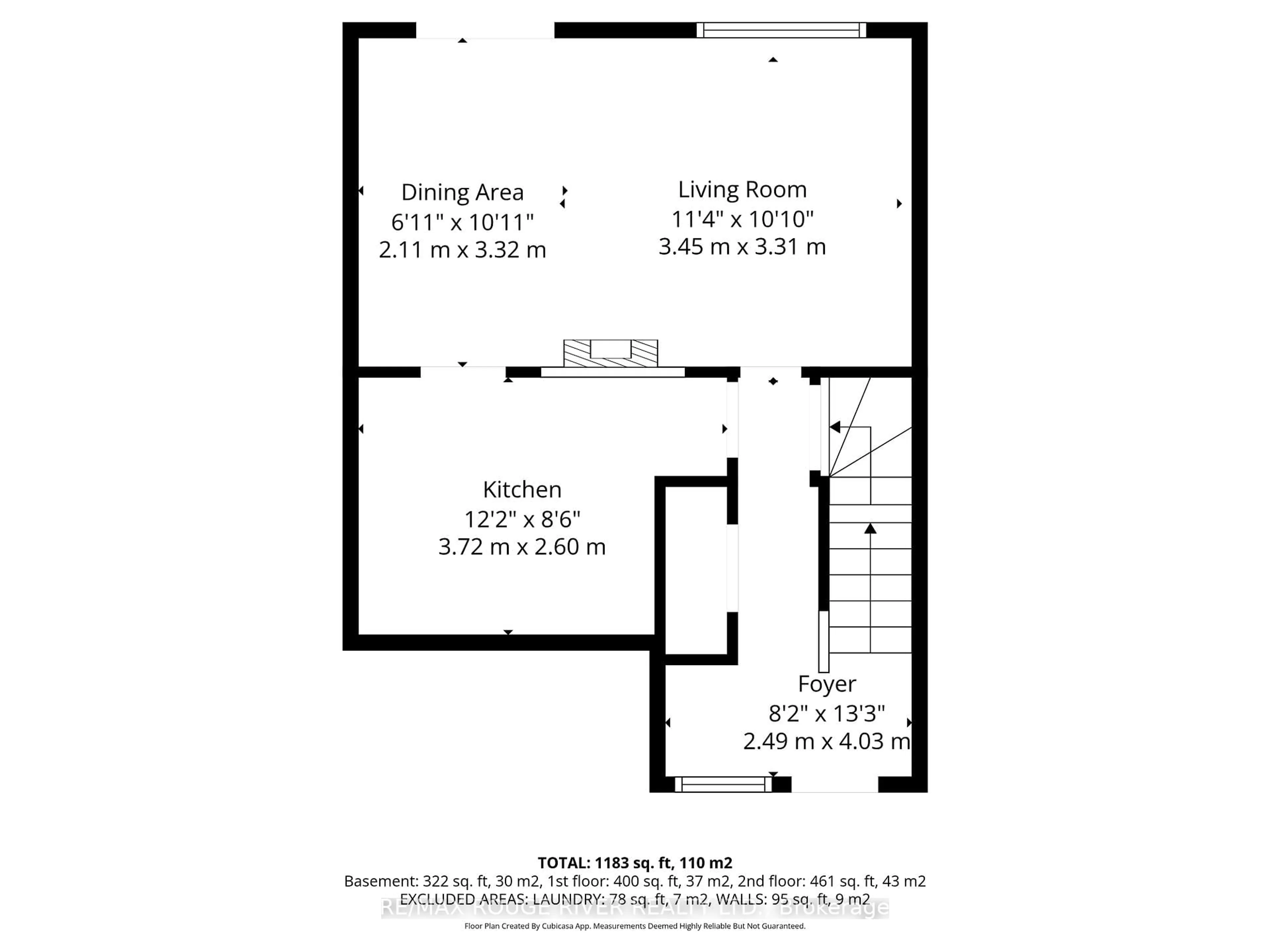 Floor plan for 17 Elford Dr, Clarington Ontario L1C 4R3