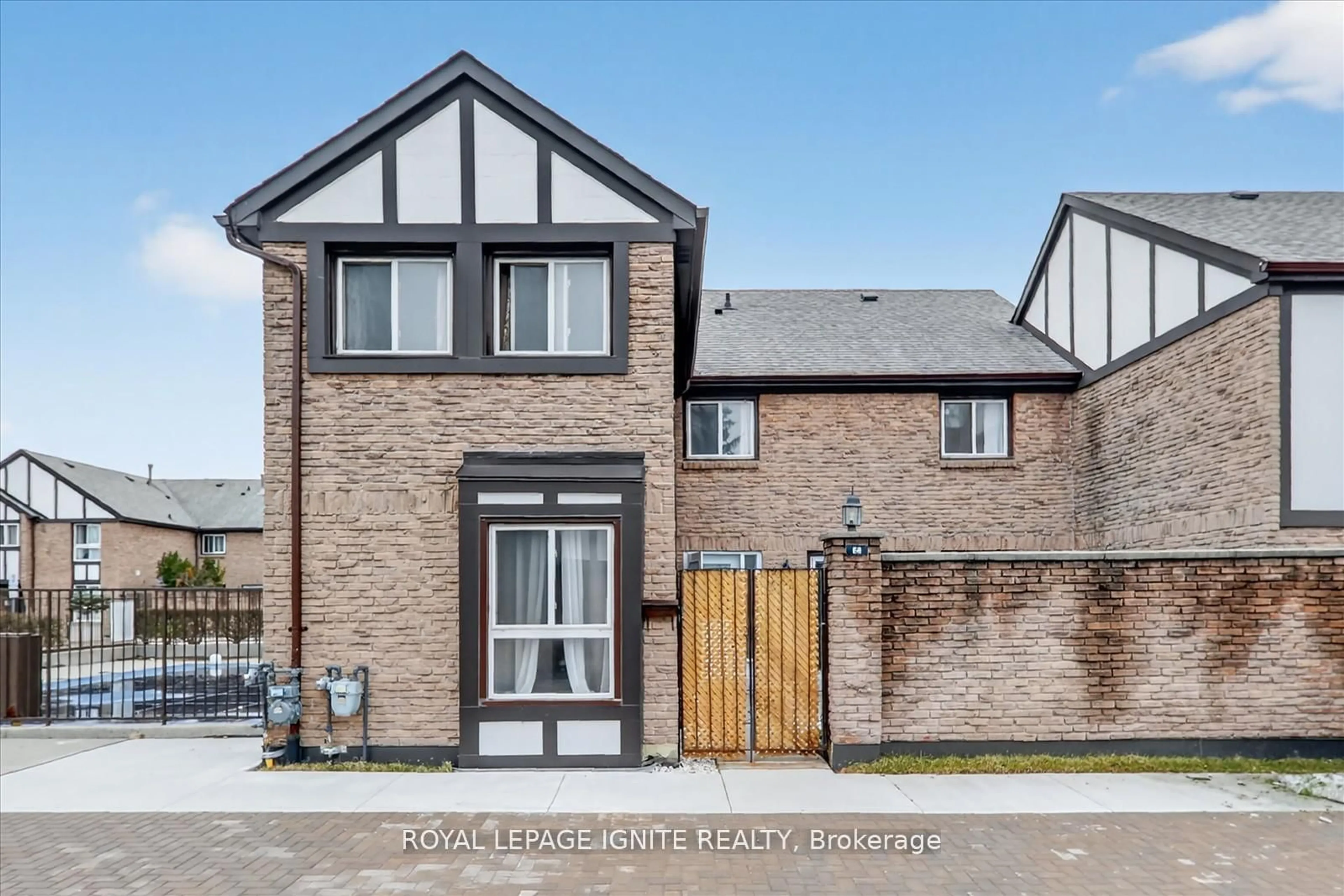Home with brick exterior material, street for 2 Dailing Gate #56, Toronto Ontario M1B 1Z8
