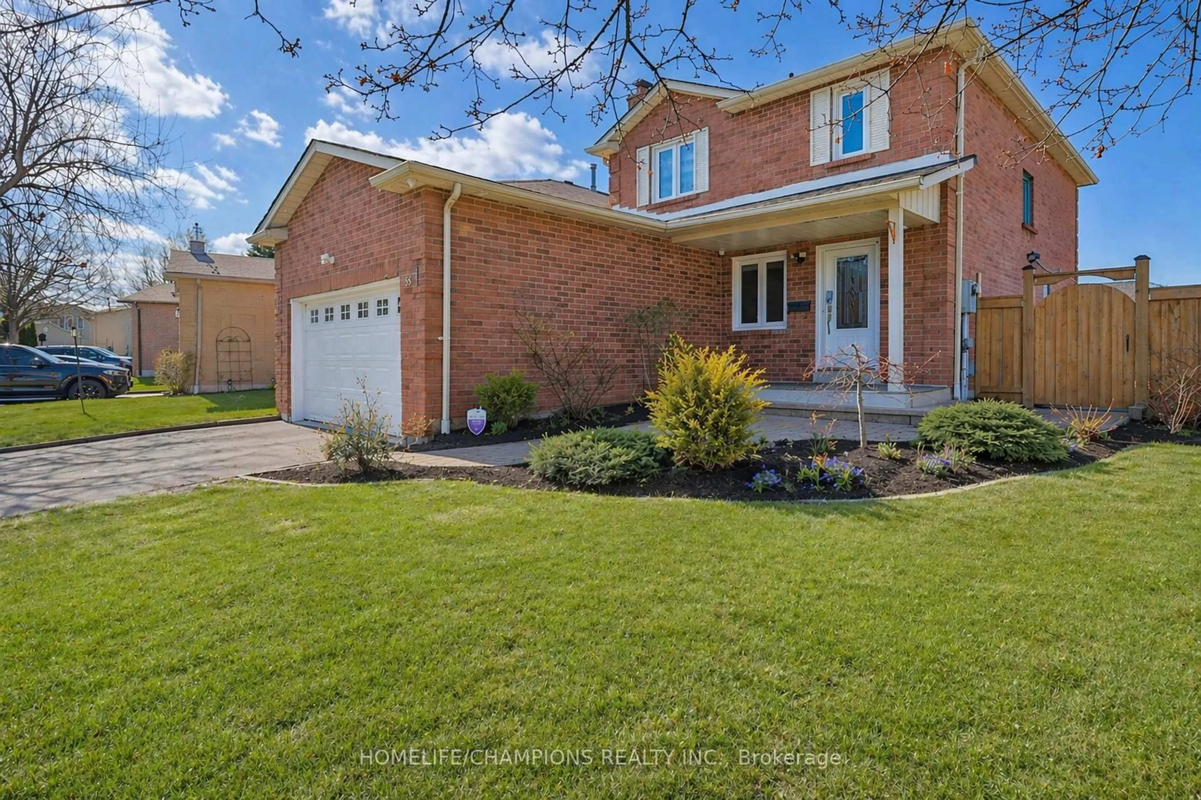 Home with brick exterior material, street for 188 Large Cres, Ajax Ontario L1T 2R2