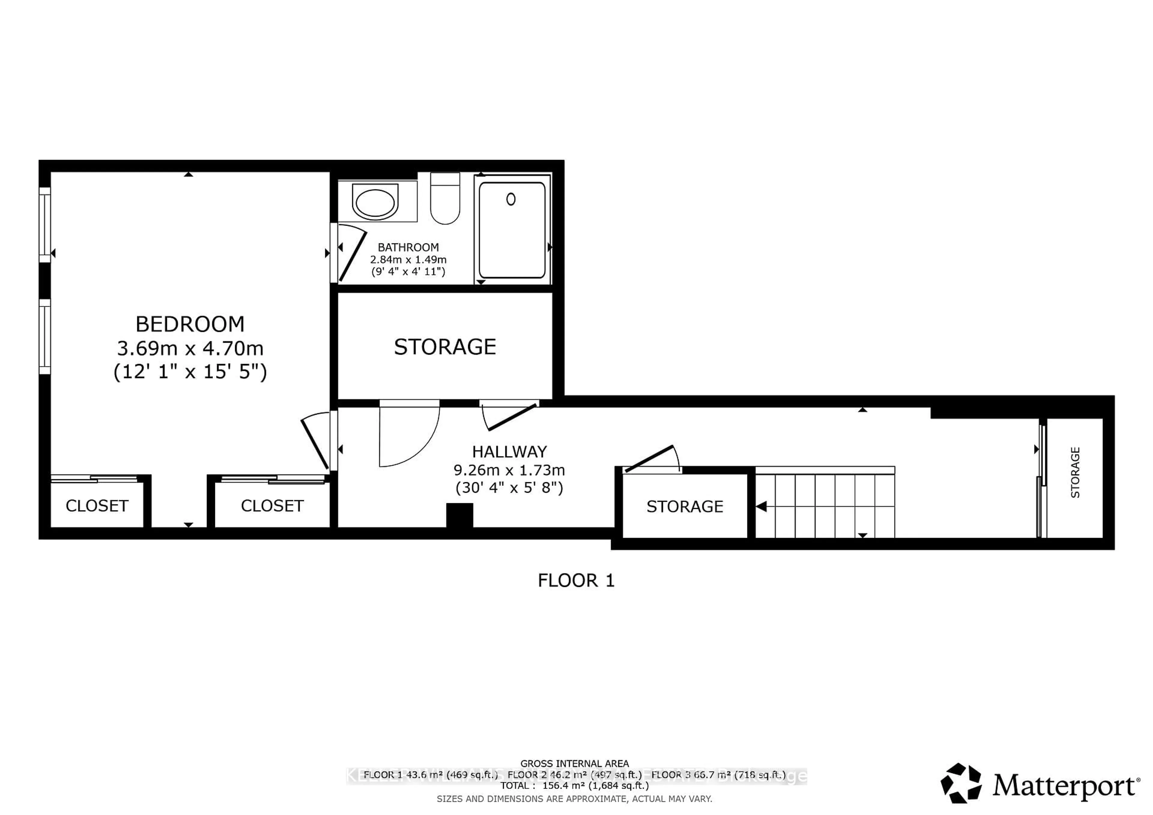 Floor plan for 32 Kantium Way, Whitby Ontario L1N 0L4