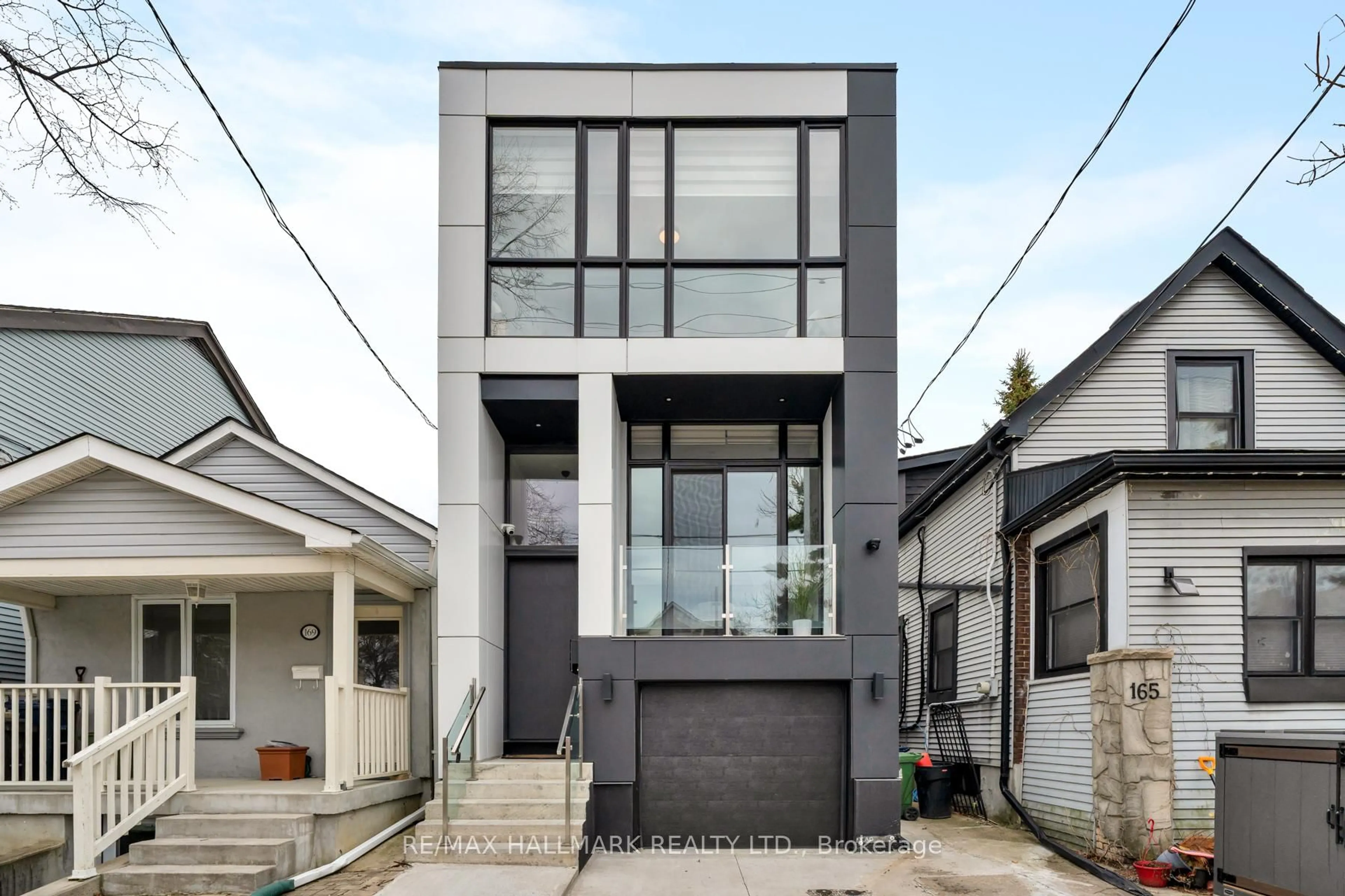 Home with brick exterior material, street for 167 Sammon Ave, Toronto Ontario M4J 1Z1