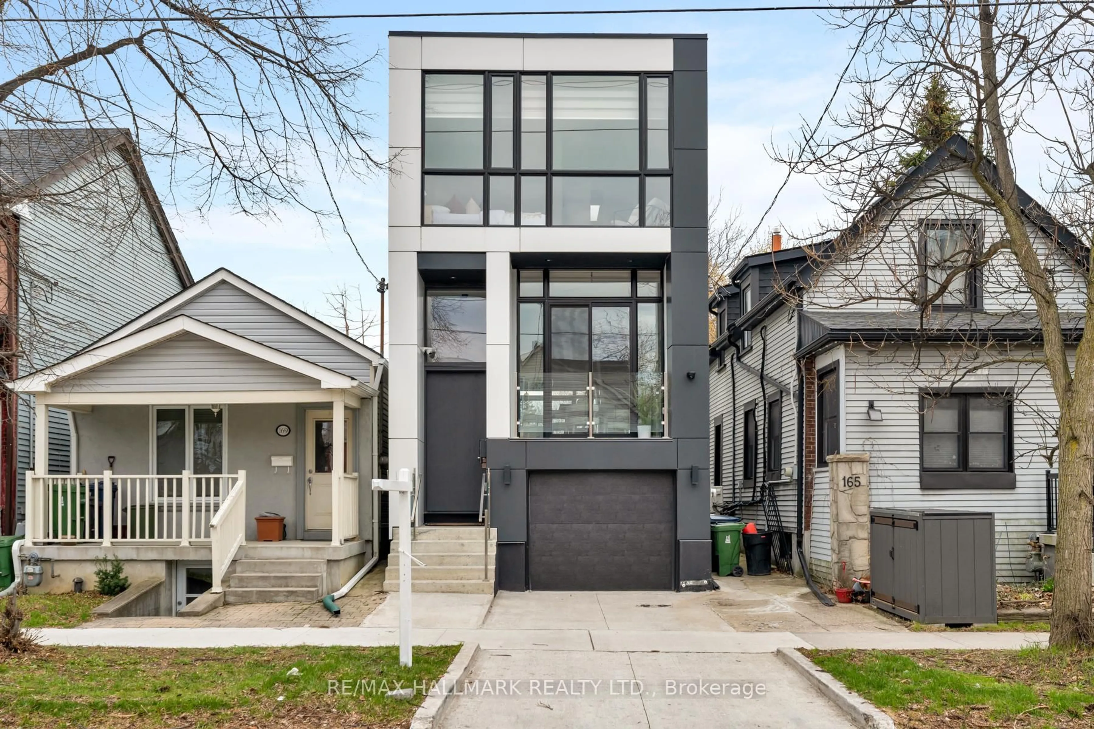 Home with brick exterior material, street for 167 Sammon Ave, Toronto Ontario M4J 1Z1