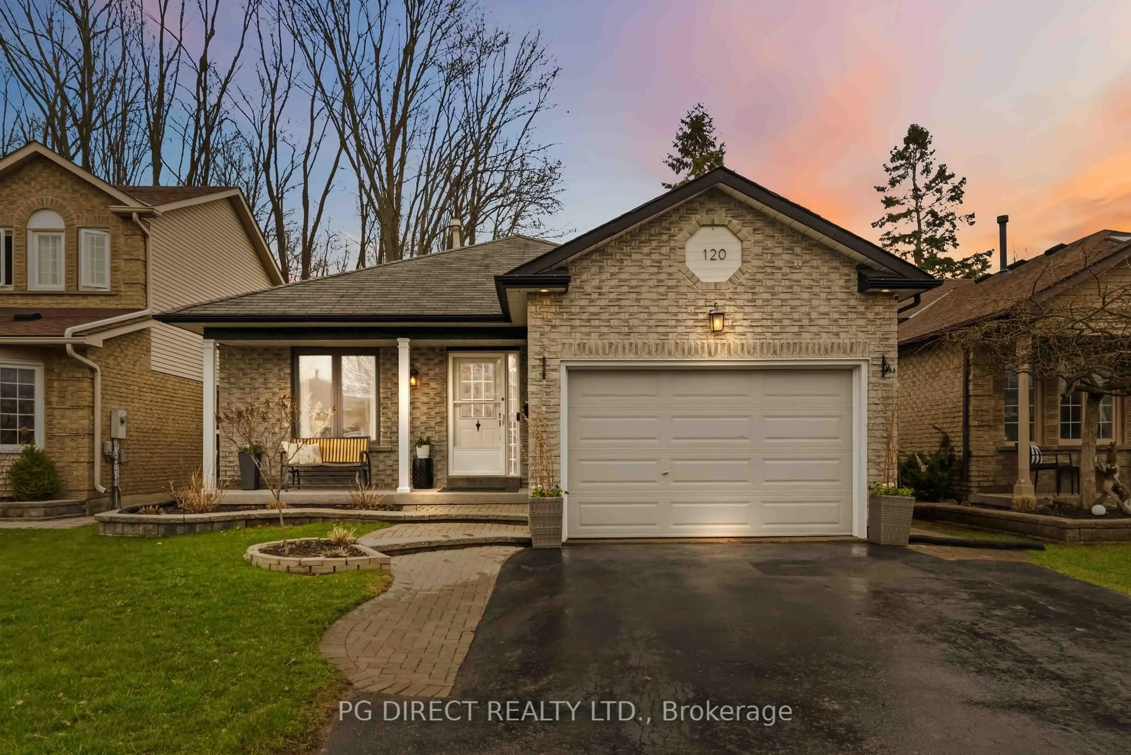 Home with brick exterior material, street for 120 Sandringham Dr, Clarington Ontario L1E 1Y6