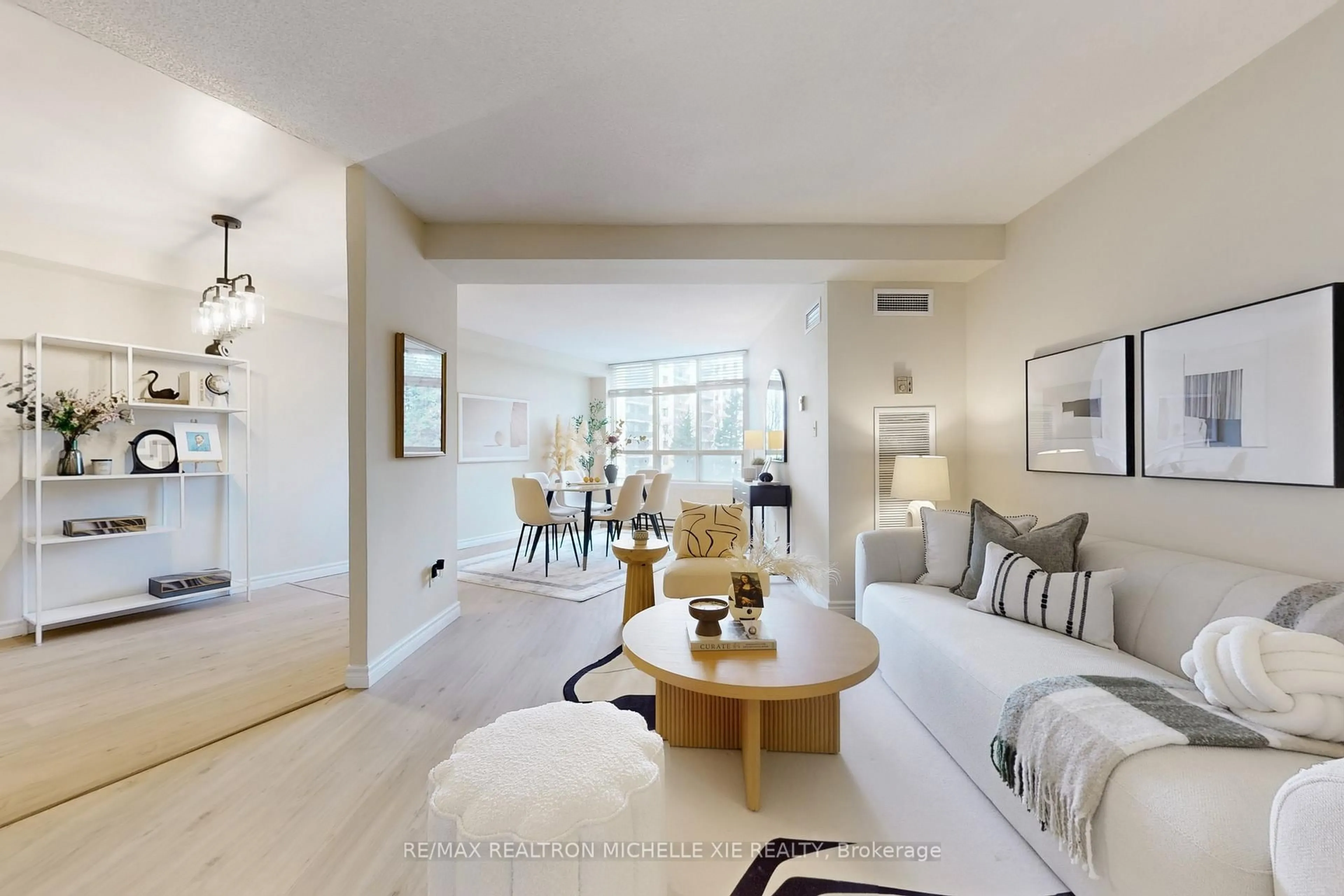 Living room with furniture, unknown for 175 Bamburgh Circ #212, Toronto Ontario M1W 3X8