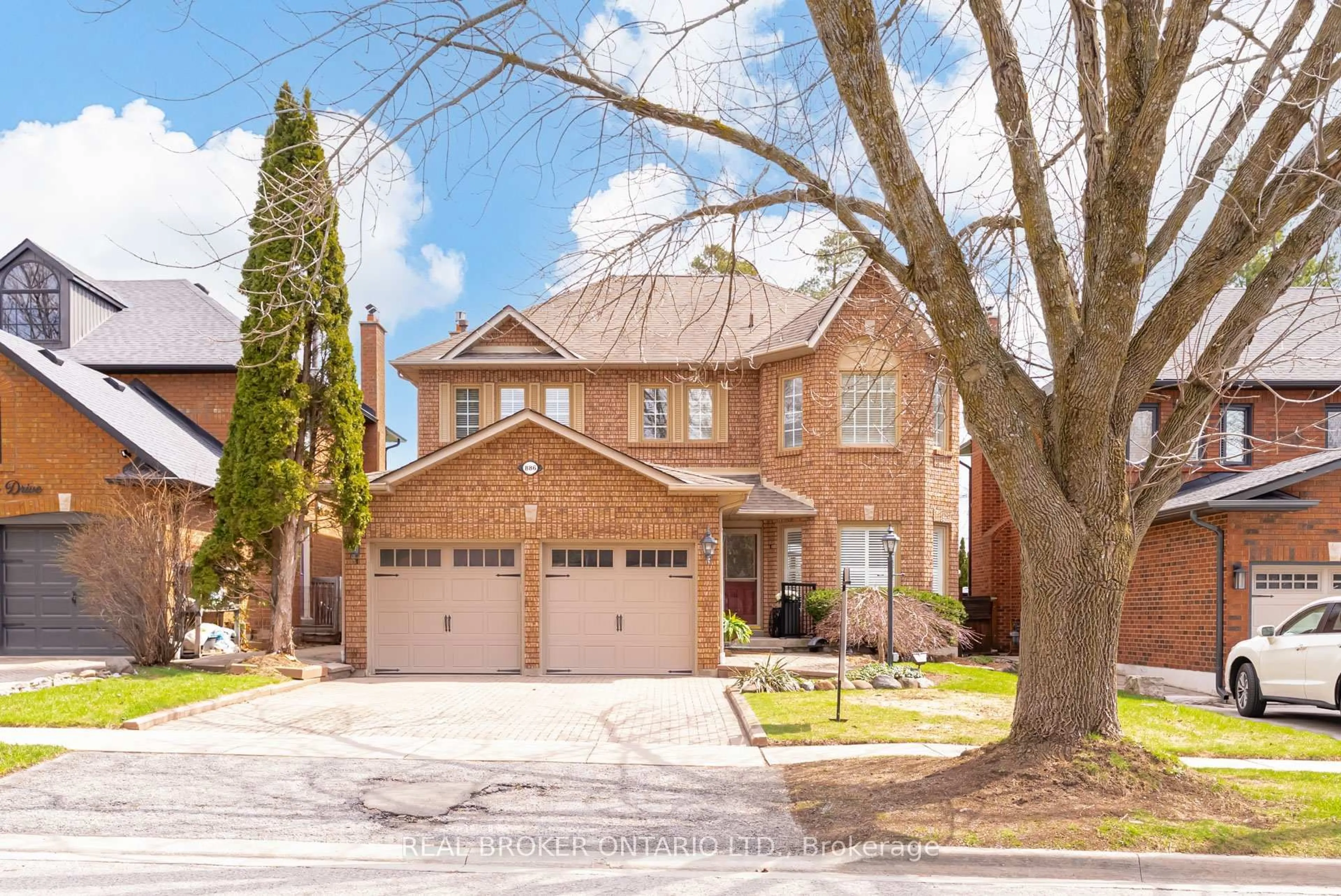Home with brick exterior material, street for 886 Darwin Dr, Pickering Ontario L1X 2P8