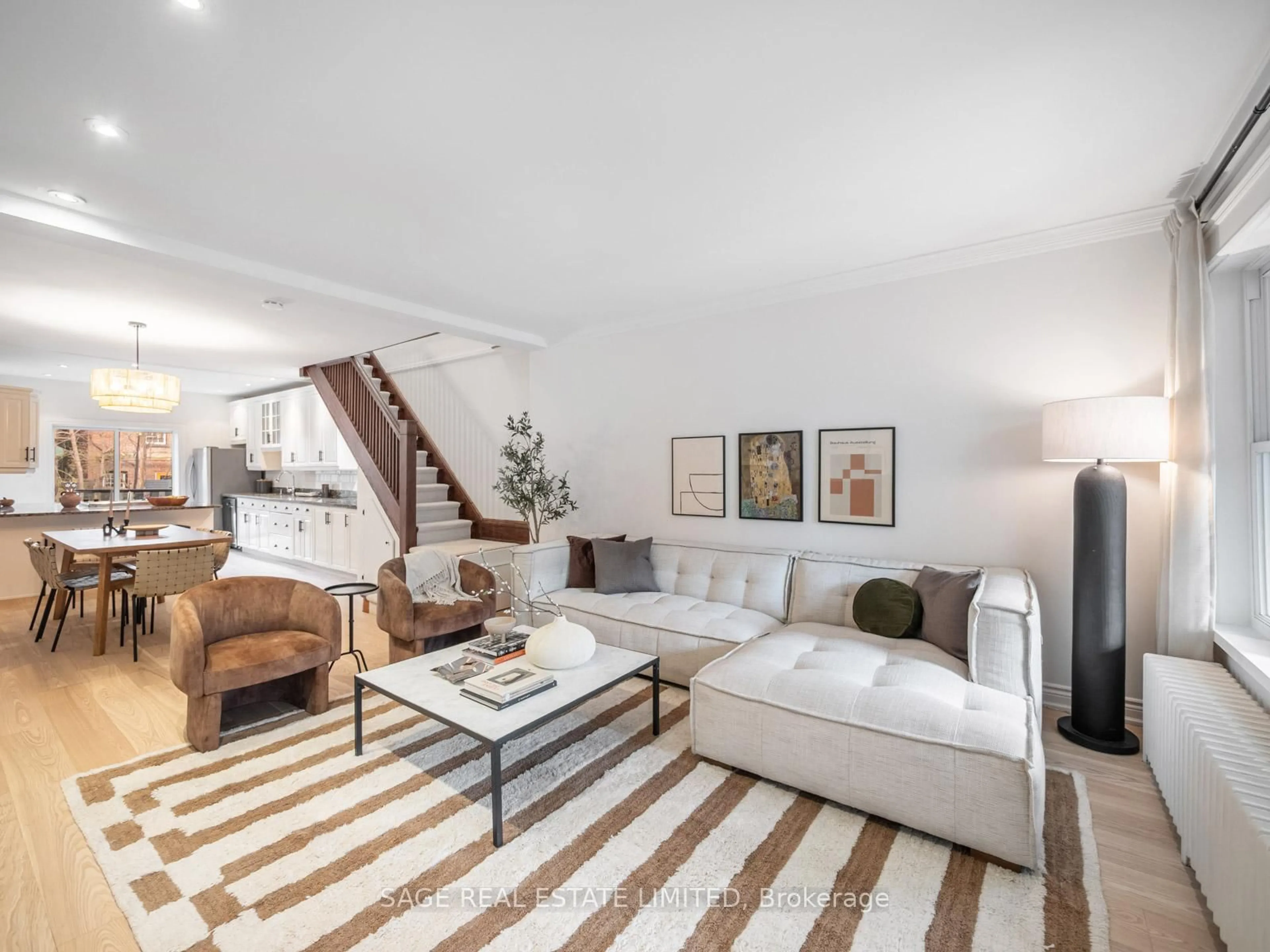 Living room with furniture, unknown for 97 Bowmore Rd, Toronto Ontario M4L 3J1