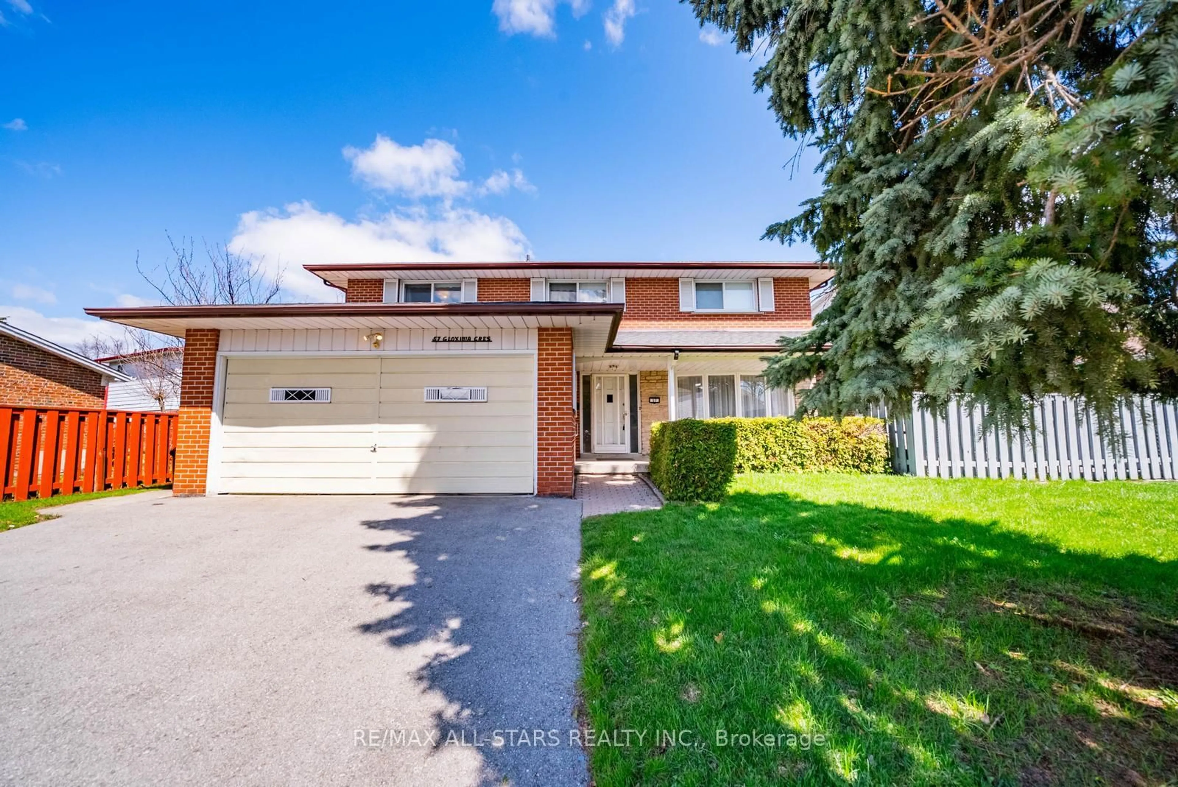 Home with brick exterior material, street for 57 Gloxinia Cres, Toronto Ontario M1W 2C5