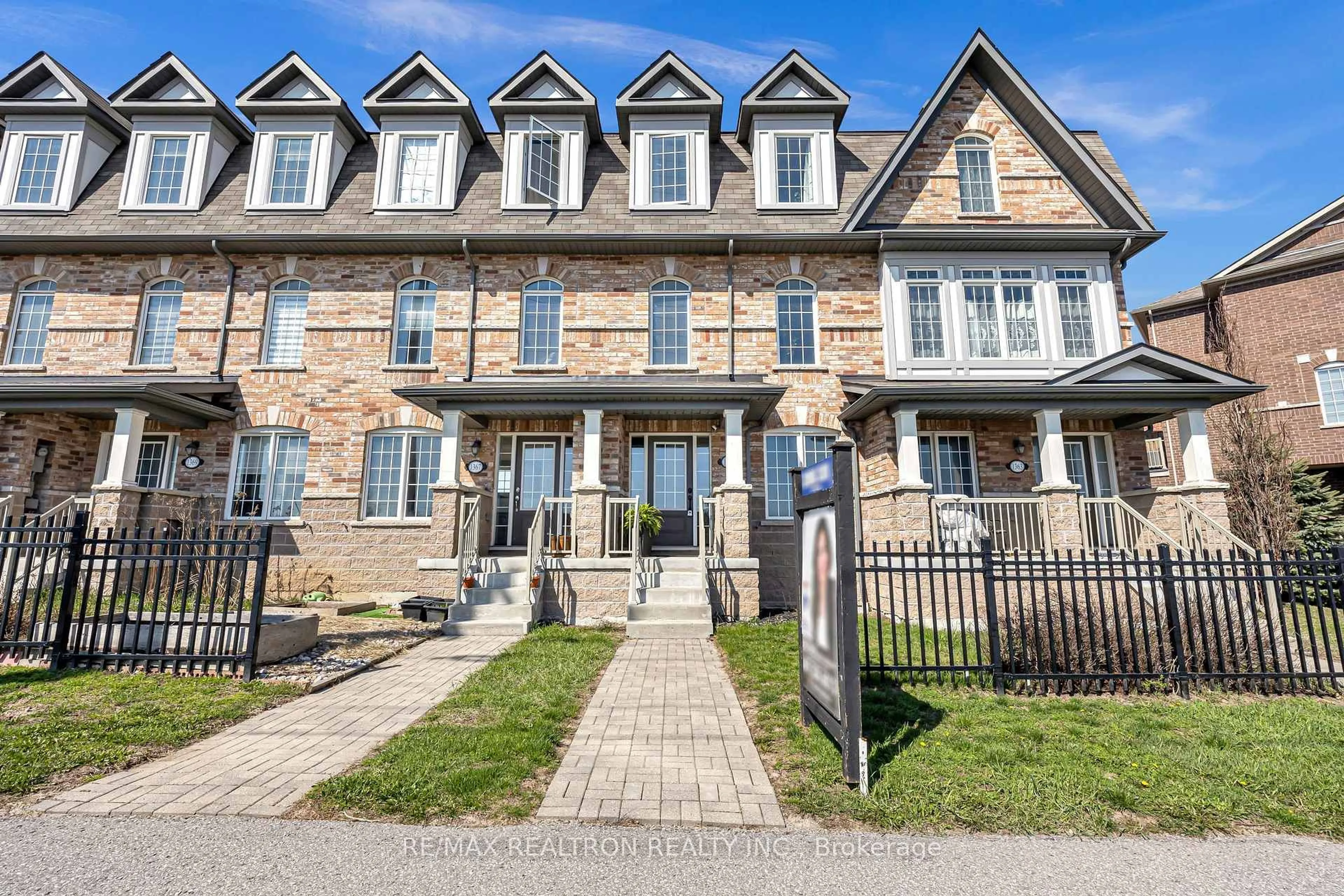 Home with brick exterior material, street for 1365 Salem Rd, Ajax Ontario L1Z 0R9