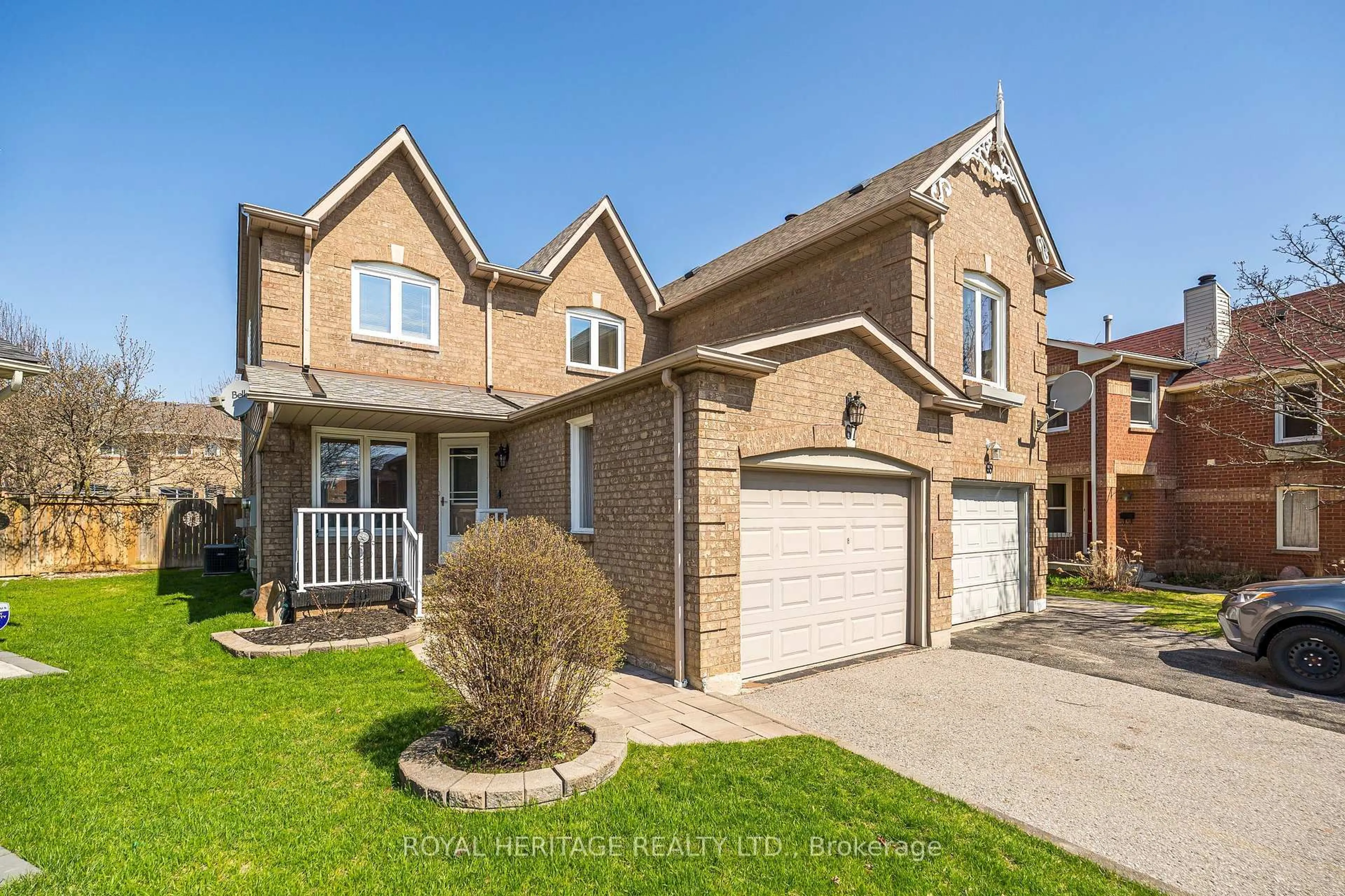 Home with brick exterior material, street for 67 Hughes Cres, Ajax Ontario L1T 3P8