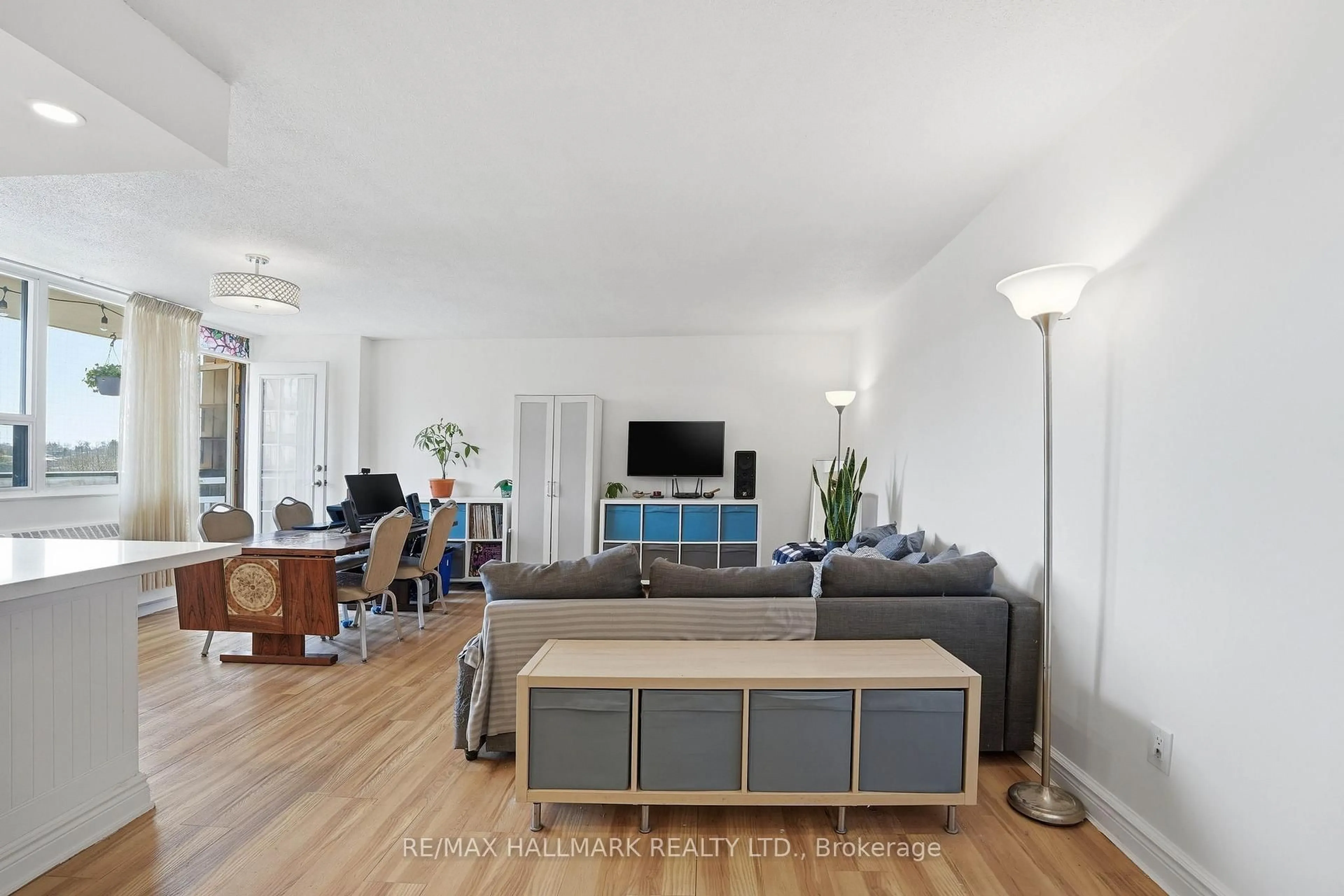 Living room with furniture, unknown for 180 Markham Rd #503, Toronto Ontario M1M 2Z9