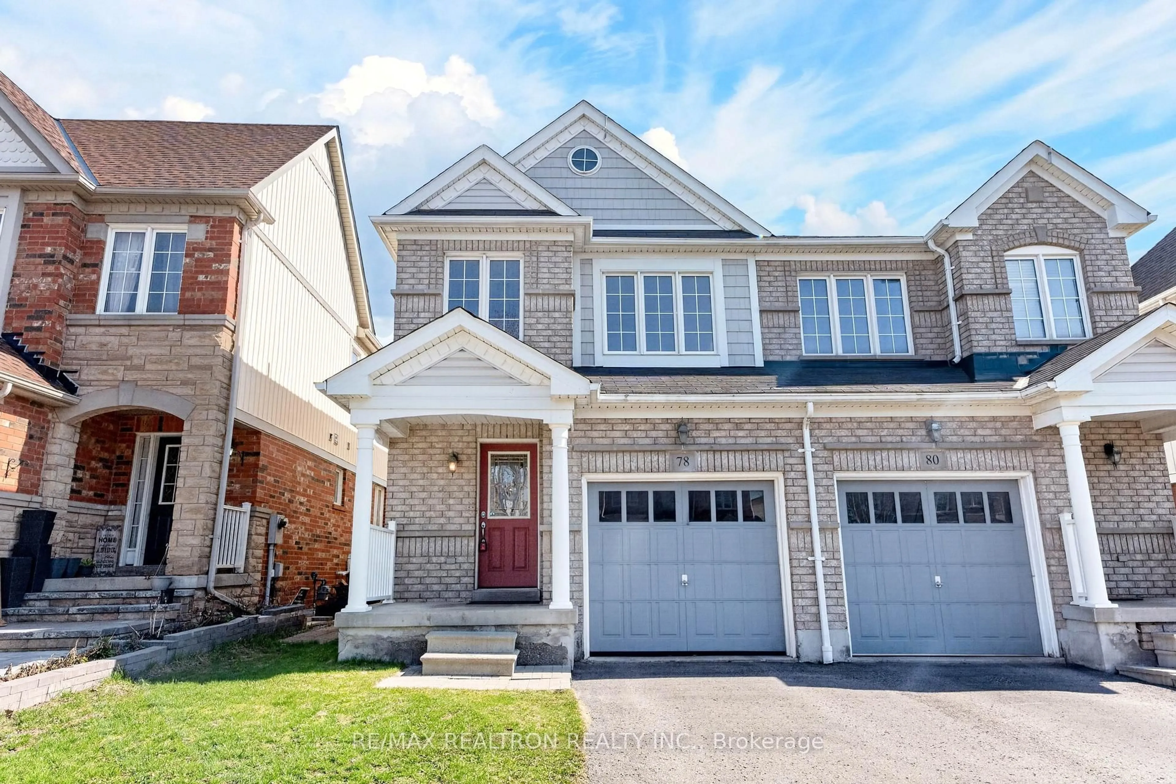 Home with brick exterior material, street for 78 Tozer Cres, Ajax Ontario L1T 5A2
