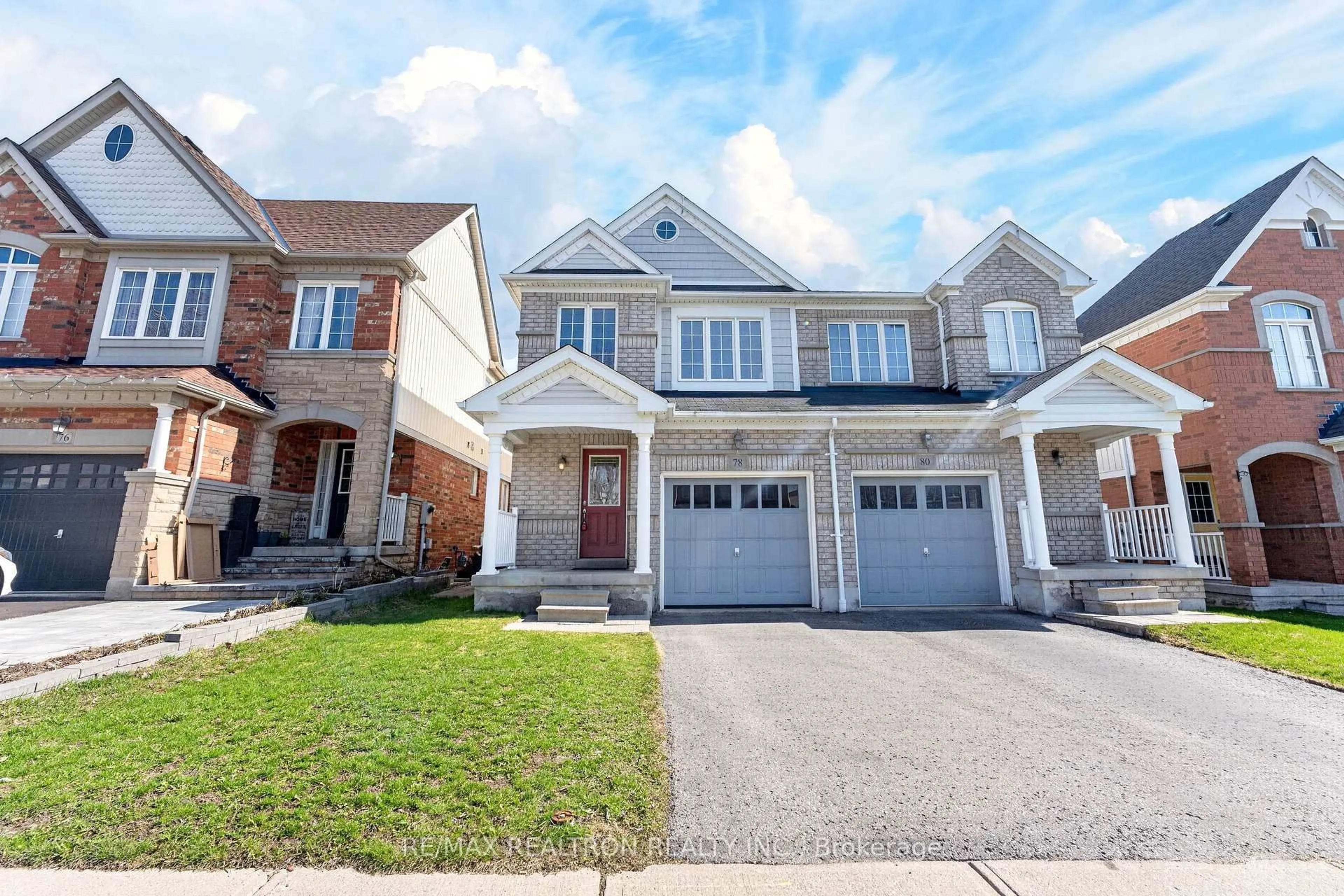 Home with brick exterior material, street for 78 Tozer Cres, Ajax Ontario L1T 5A2