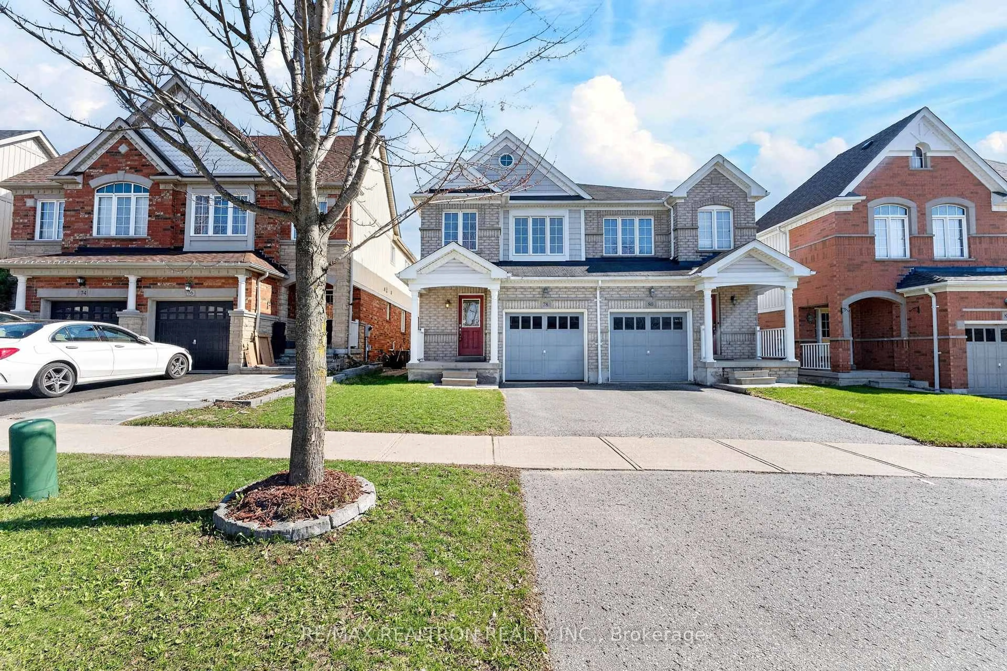 Home with brick exterior material, street for 78 Tozer Cres, Ajax Ontario L1T 5A2