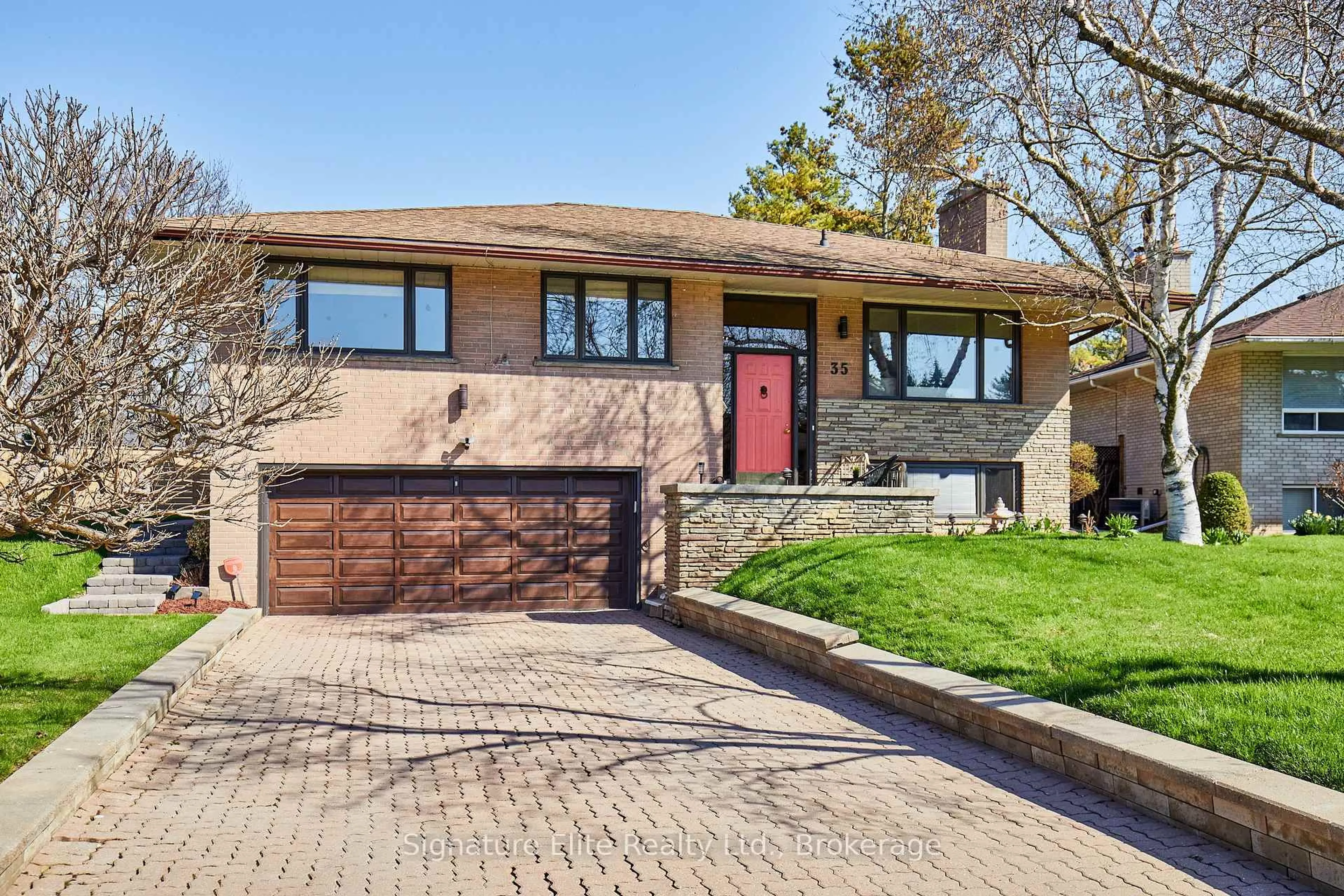 Home with brick exterior material, street for 35 Somerdale Sq, Toronto Ontario M1E 1M9