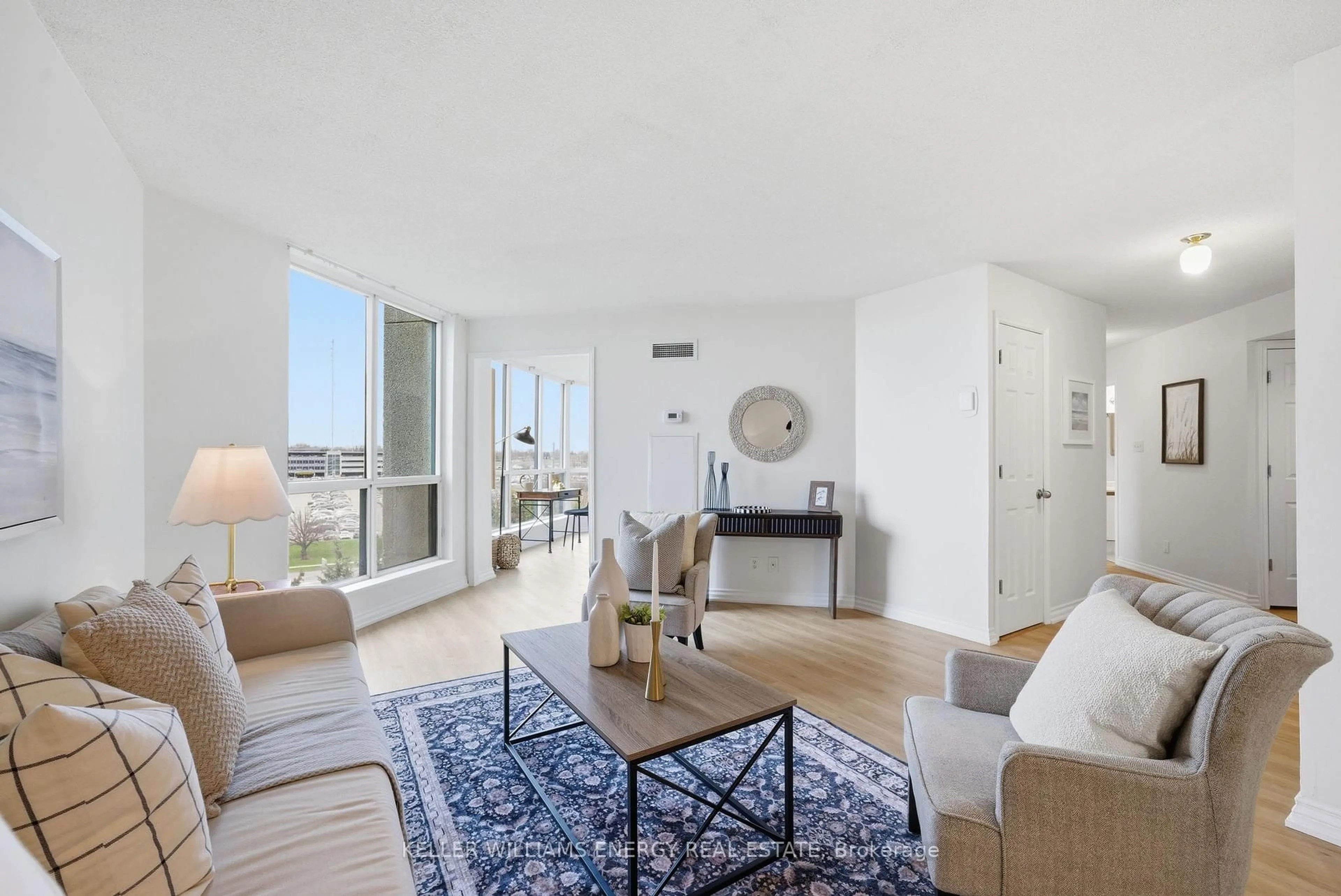 Living room with furniture, unknown for 360 Watson St #610, Whitby Ontario L1N 9G2