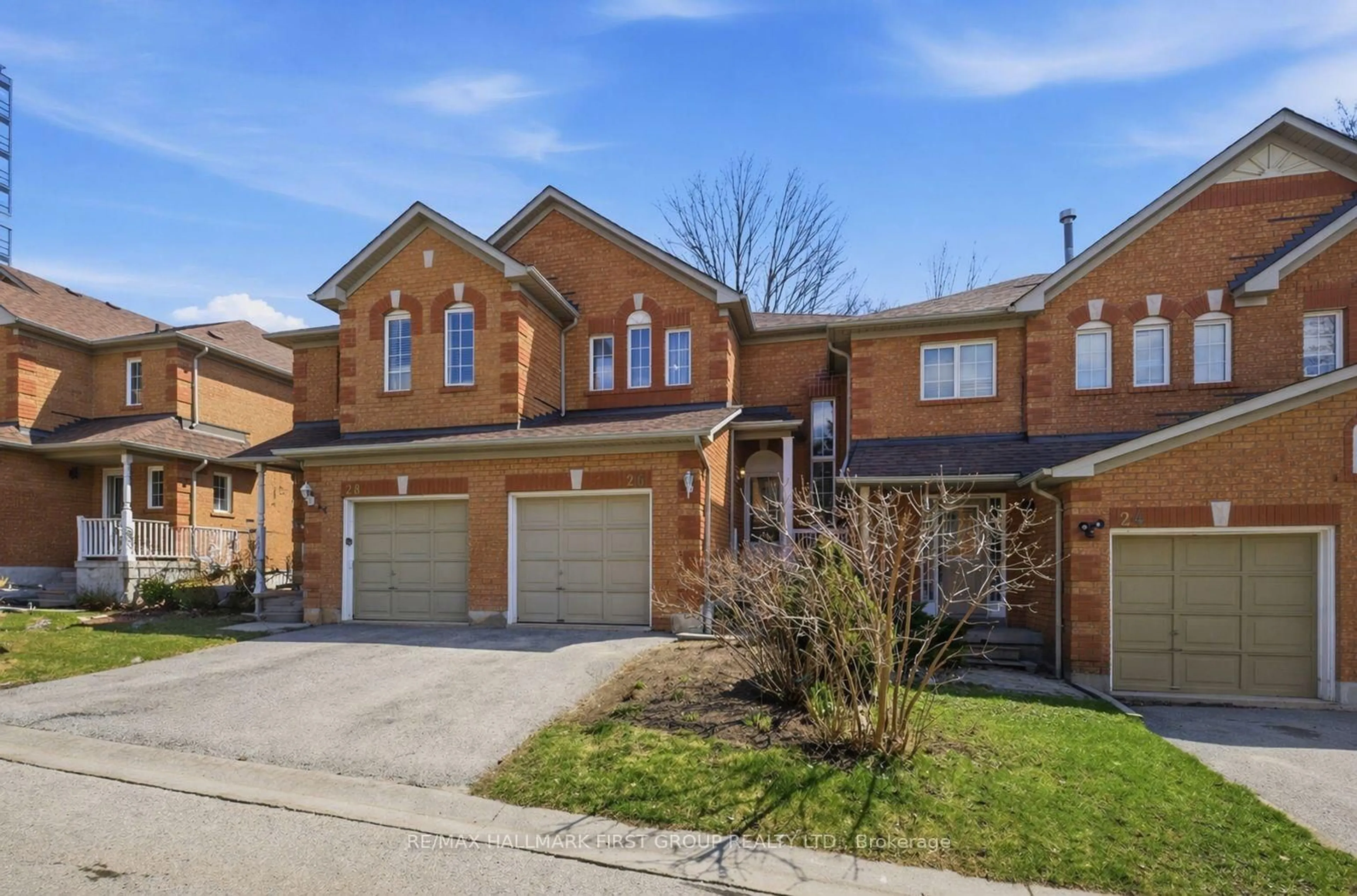 Home with brick exterior material, street for 26 Trowell Lane, Ajax Ontario L1Z 1K4