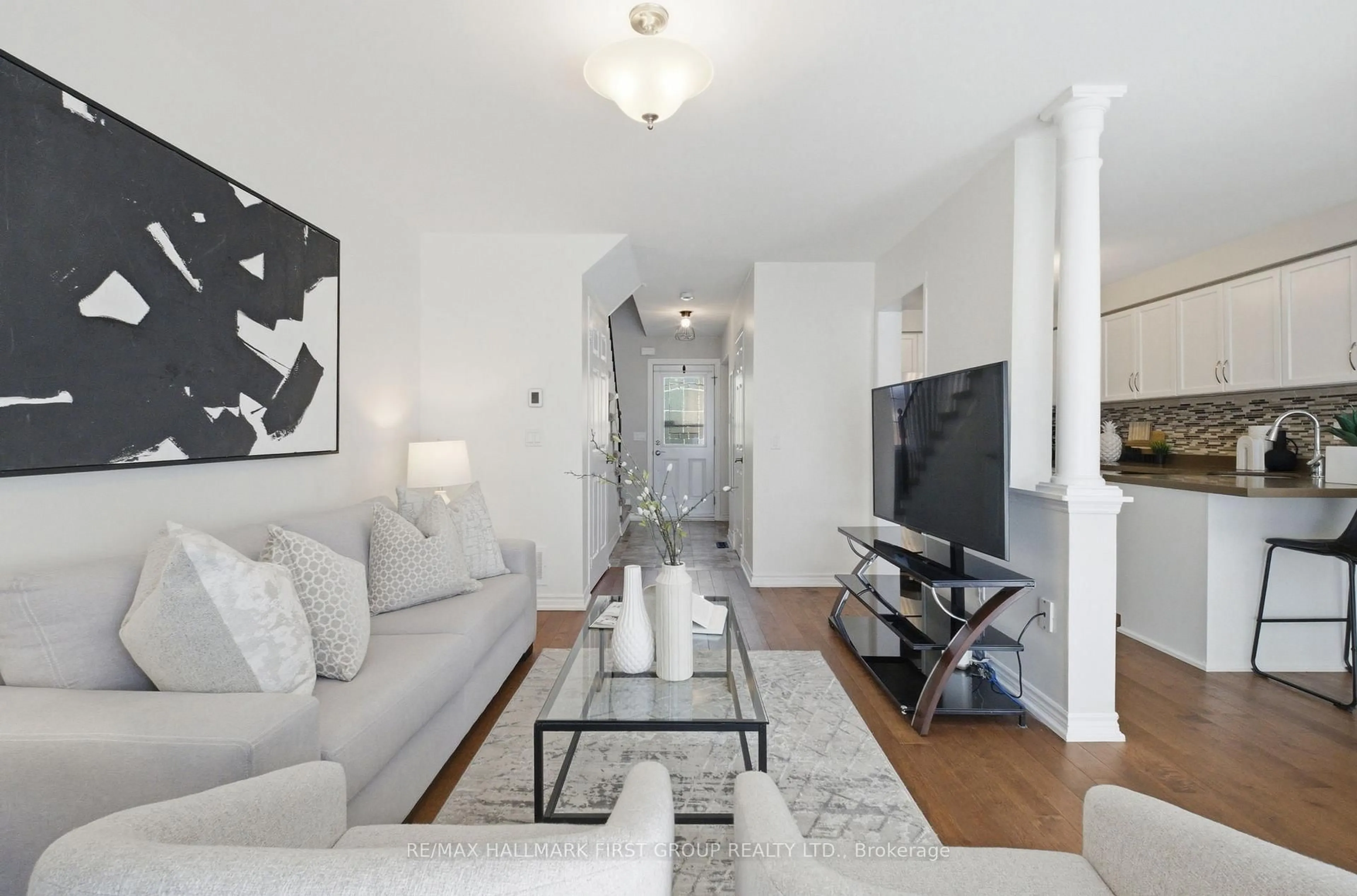 Living room with furniture, unknown for 26 Trowell Lane, Ajax Ontario L1Z 1K4