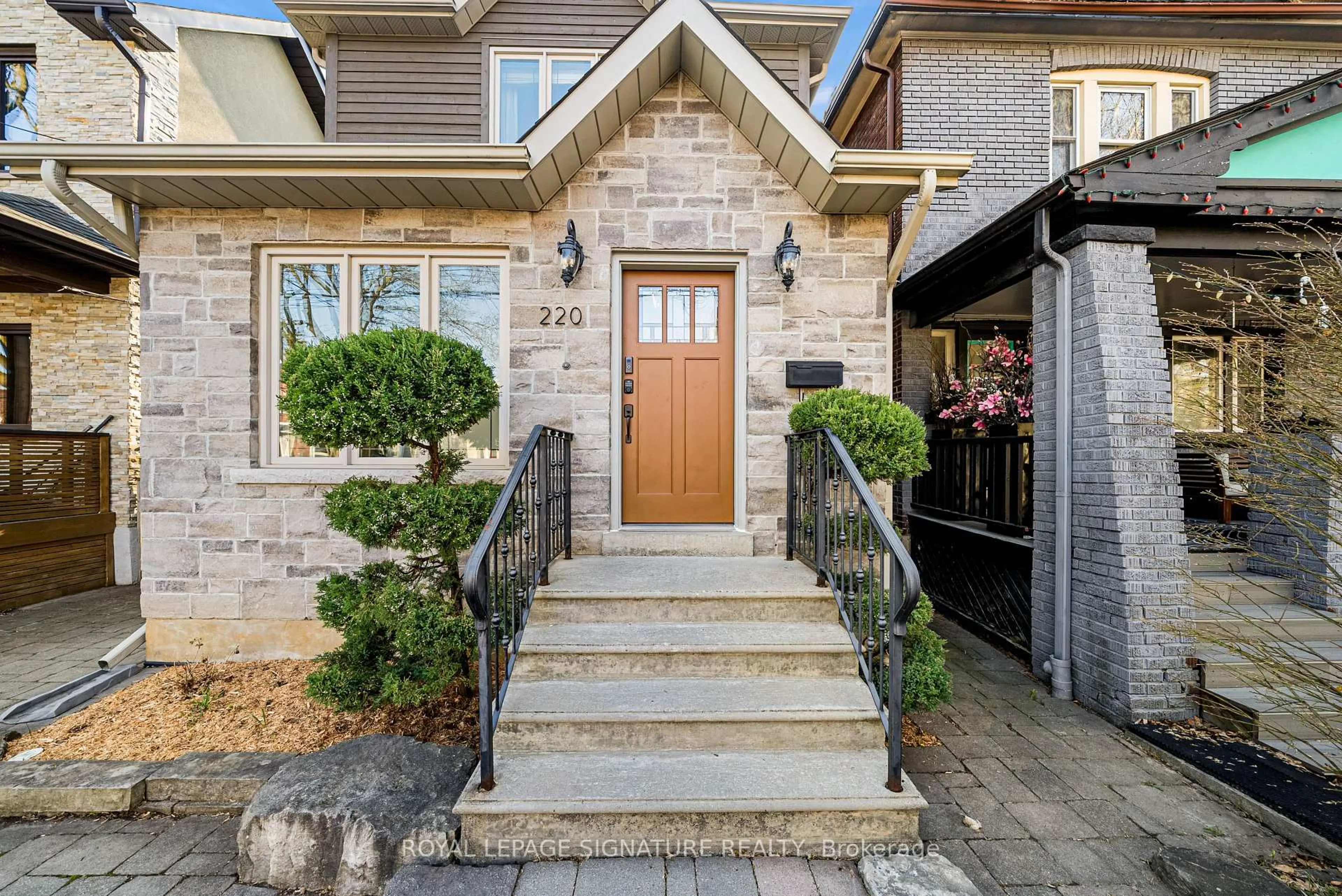 Home with brick exterior material, street for 220 Westlake Ave, Toronto Ontario M4C 4S9