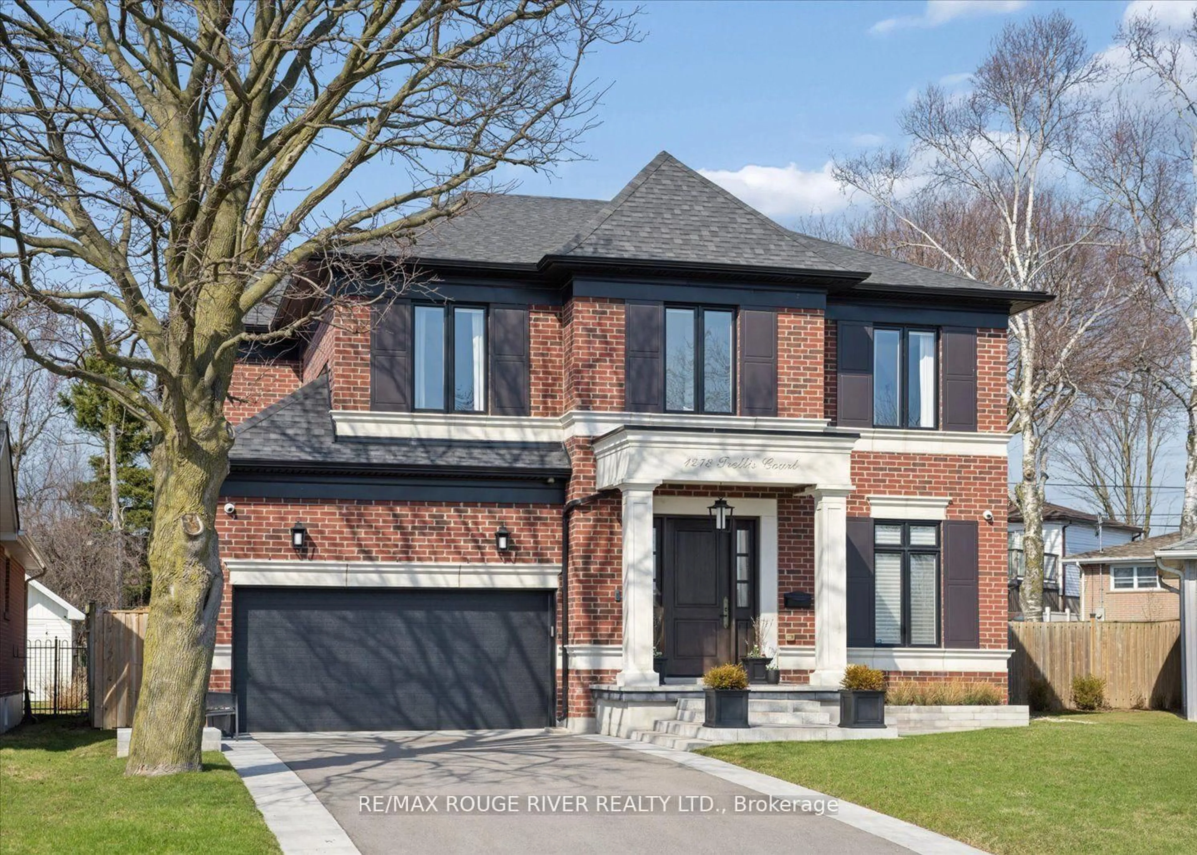 Home with brick exterior material, street for 1278 Trellis Crt, Pickering Ontario L1W 1J2