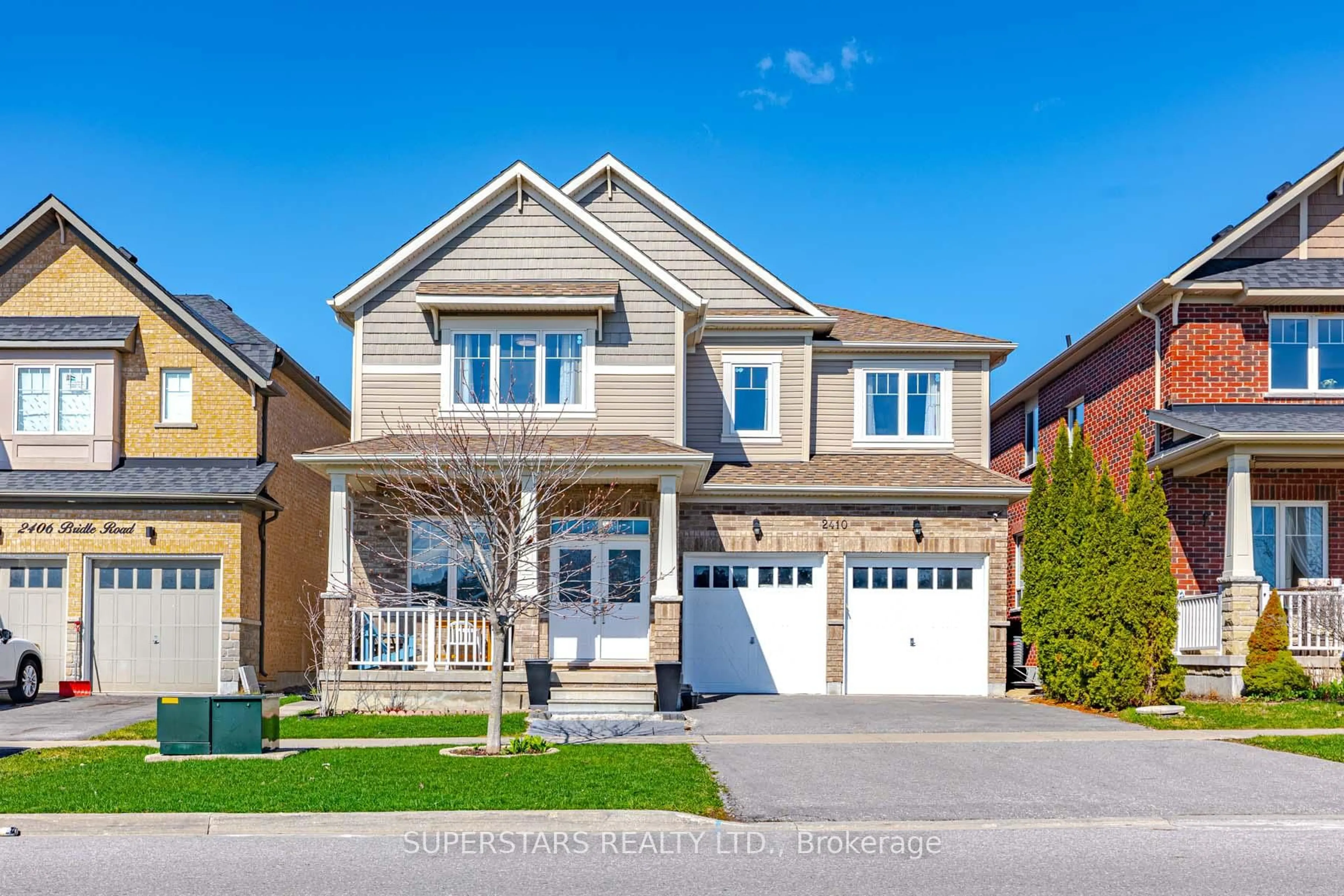 Home with brick exterior material, street for 2410 Bridle Rd, Oshawa Ontario L1L 0E1