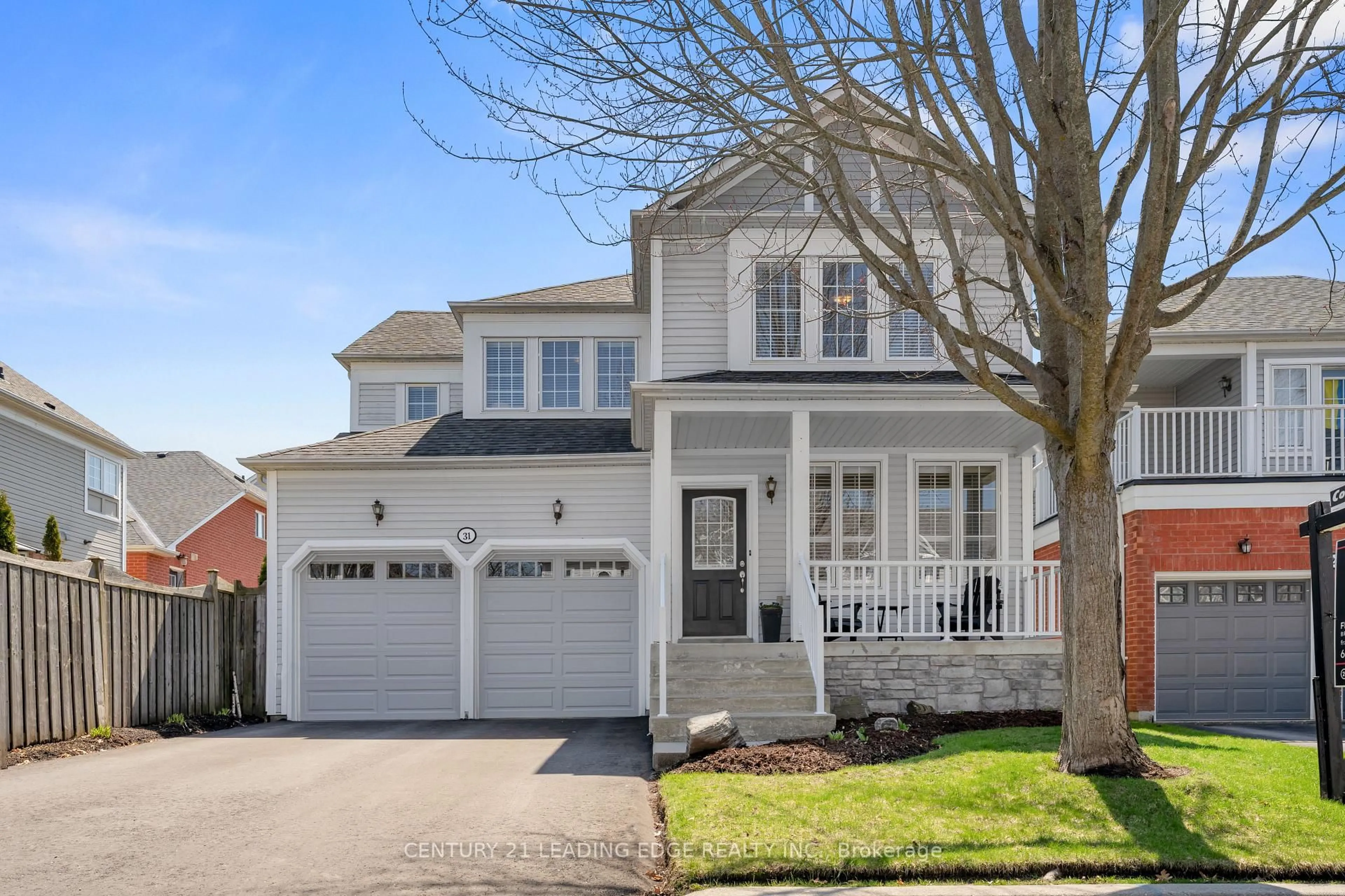 Home with vinyl exterior material, street for 31 Kingham Ave, Ajax Ontario L1Z 1M9