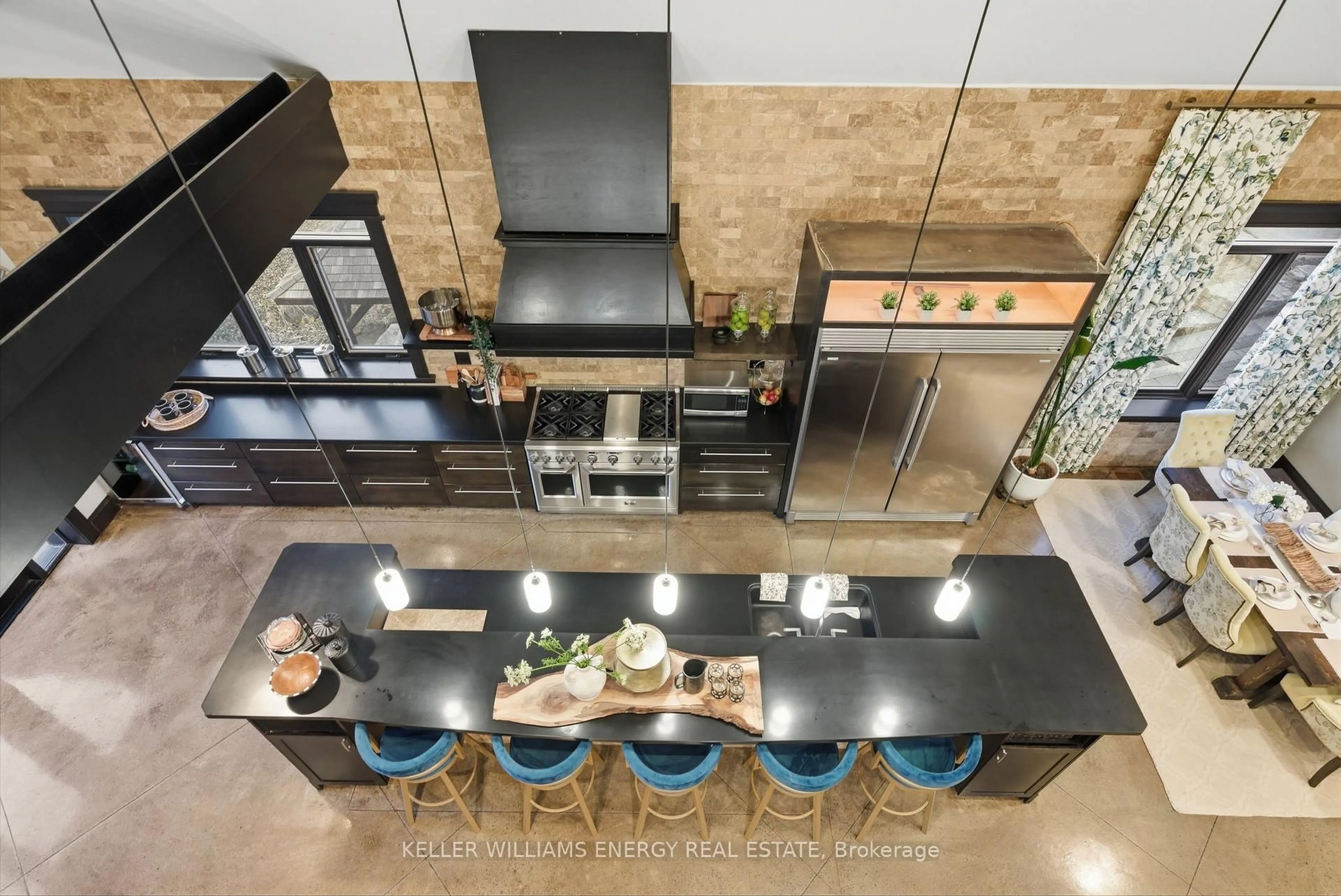 Contemporary kitchen, ceramic/tile floor for 4858 Trulls Rd, Clarington Ontario L0B 1J0