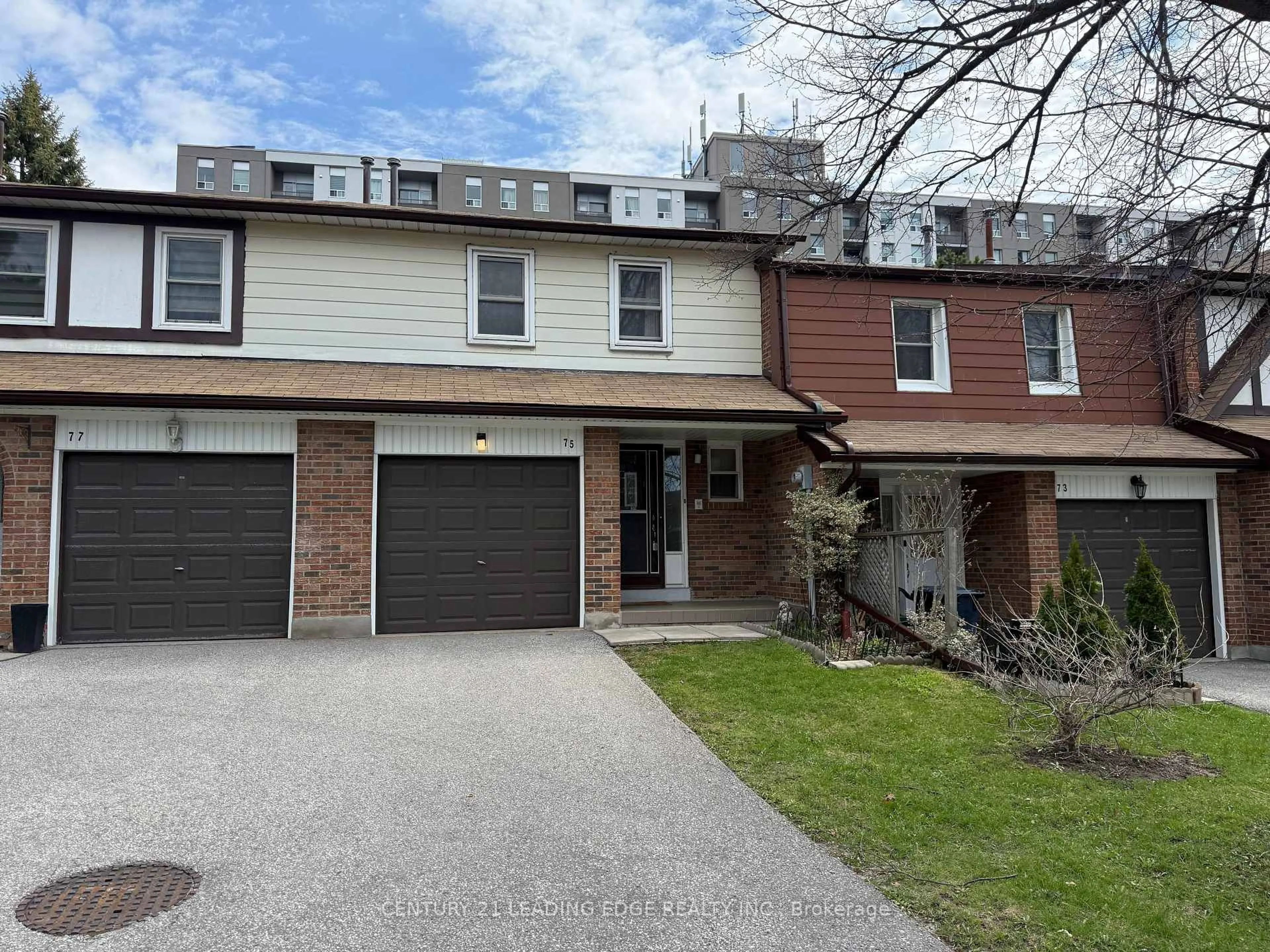 Home with brick exterior material, street for 75 Dundalk Dr #48, Toronto Ontario M1P 4V1