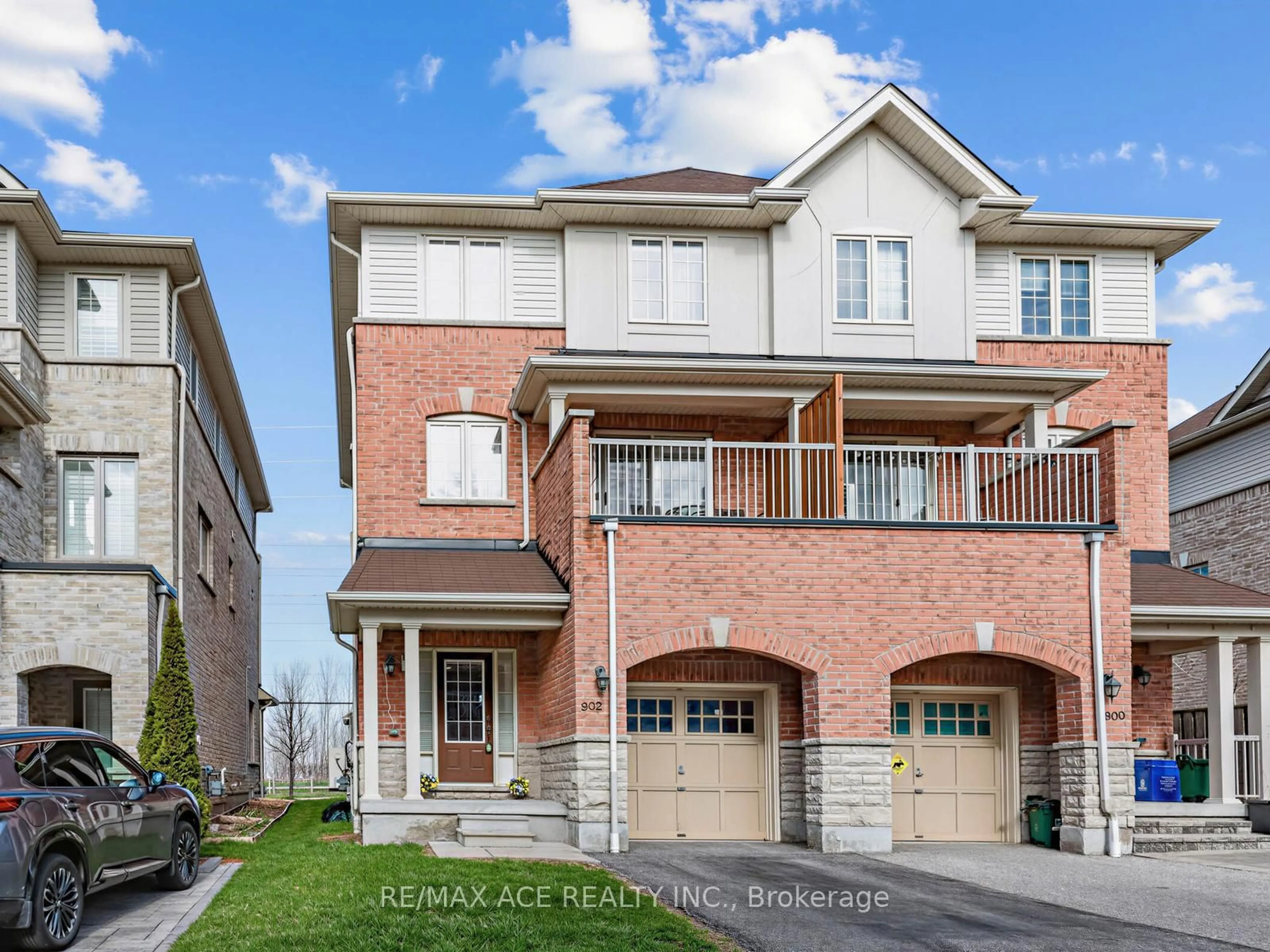 Home with brick exterior material, street for 902 Audley Rd, Ajax Ontario L1Z 1W2