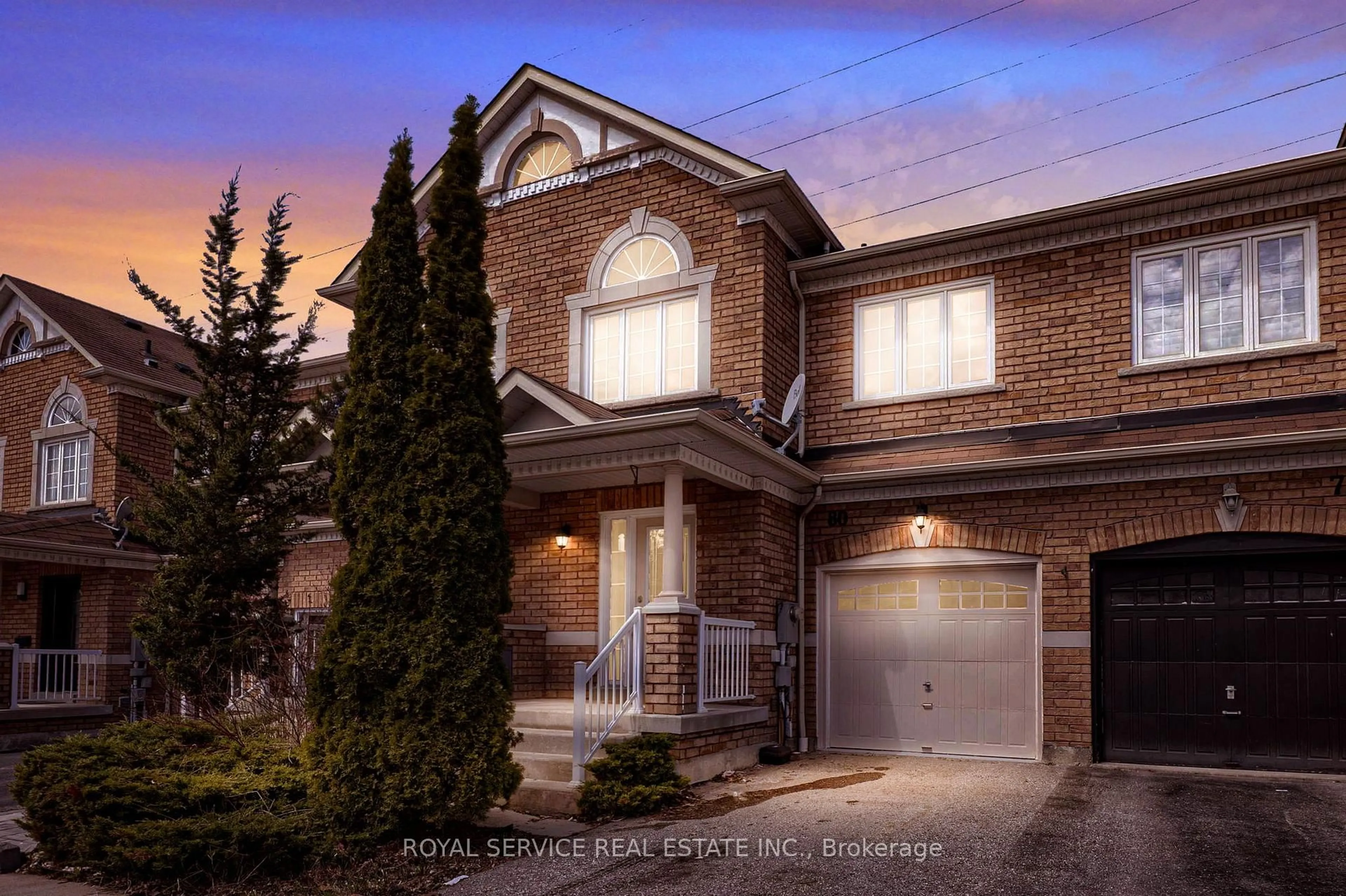 Home with brick exterior material, street for 80 Atherton Ave, Ajax Ontario L1T 0L3
