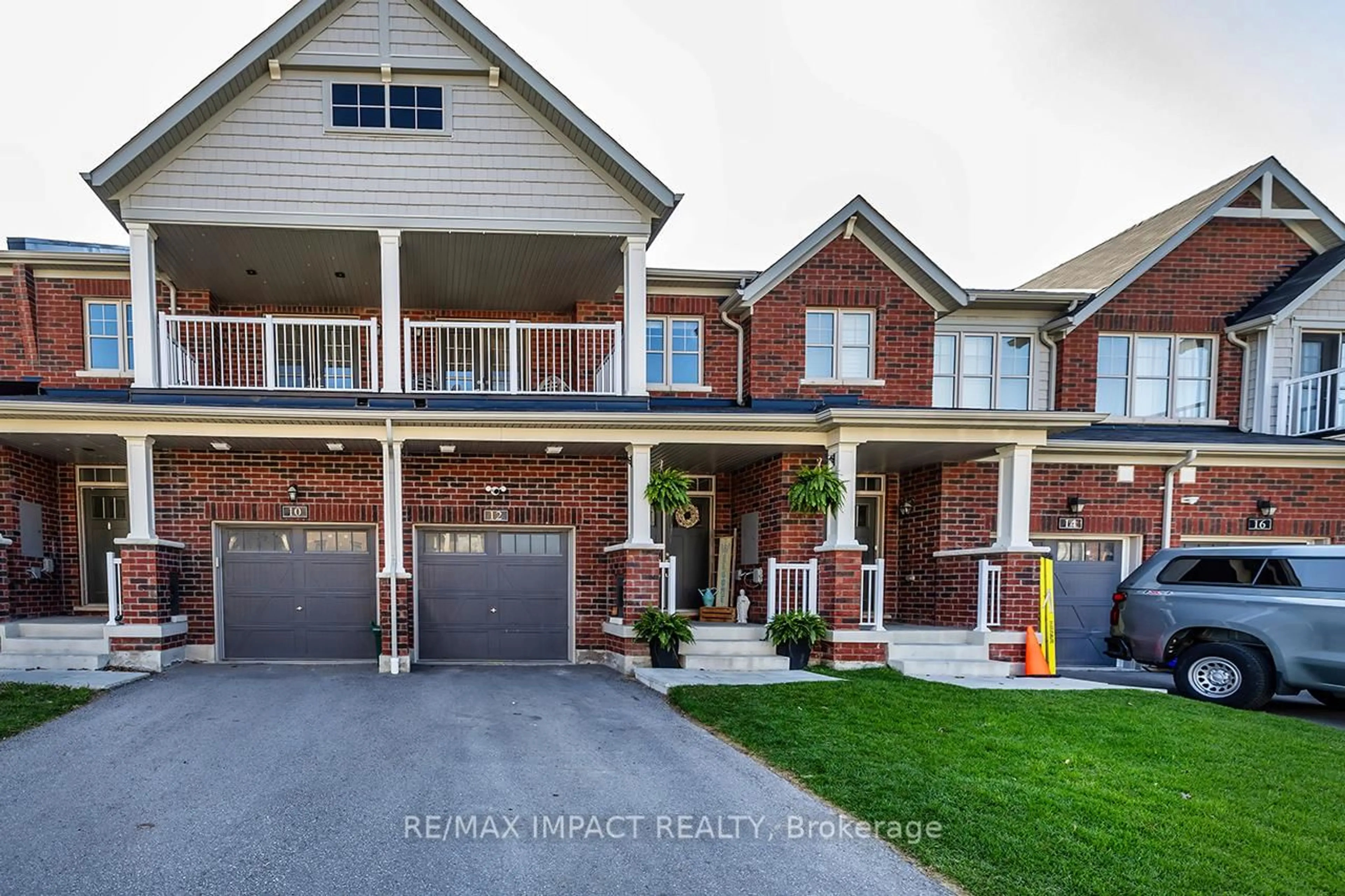 Home with brick exterior material, street for 12 Marlborough St, Whitby Ontario L1R 1K3