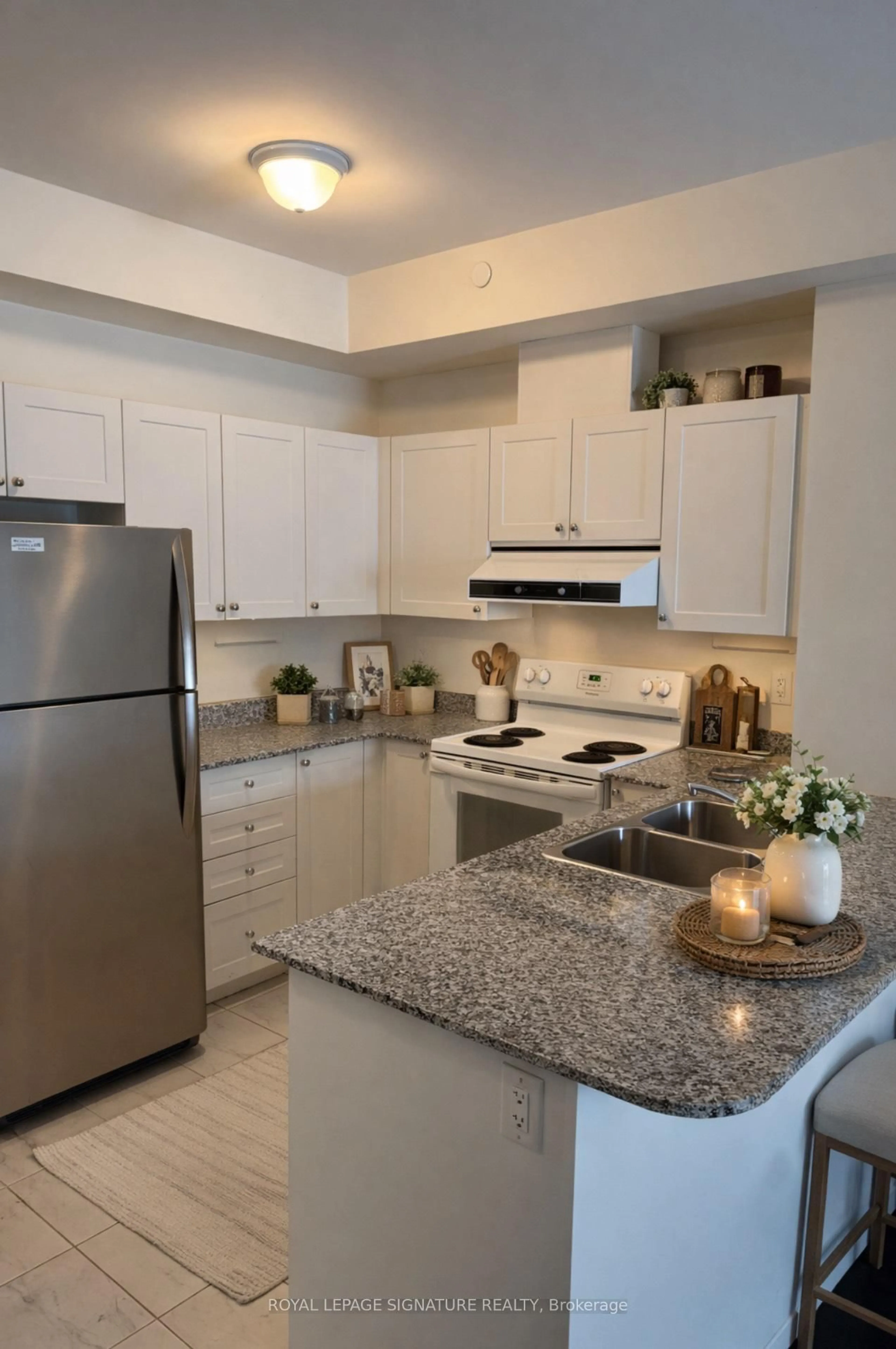 Open concept kitchen, ceramic/tile floor for 70 Shipway Ave #211, Clarington Ontario L1B 0V7